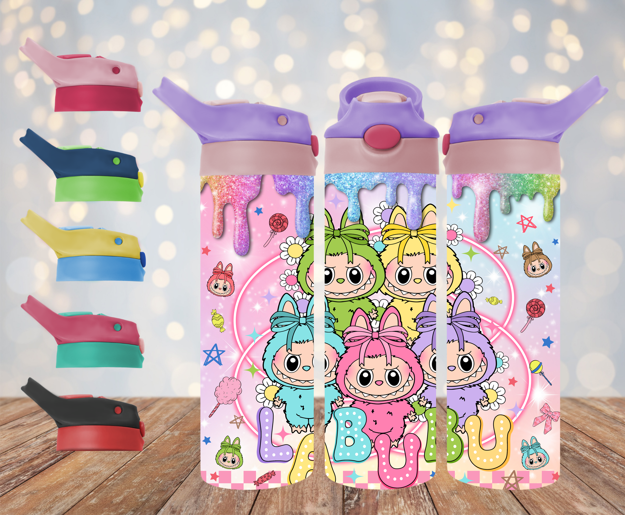 20oz Labubu Kids Drink Bottle
