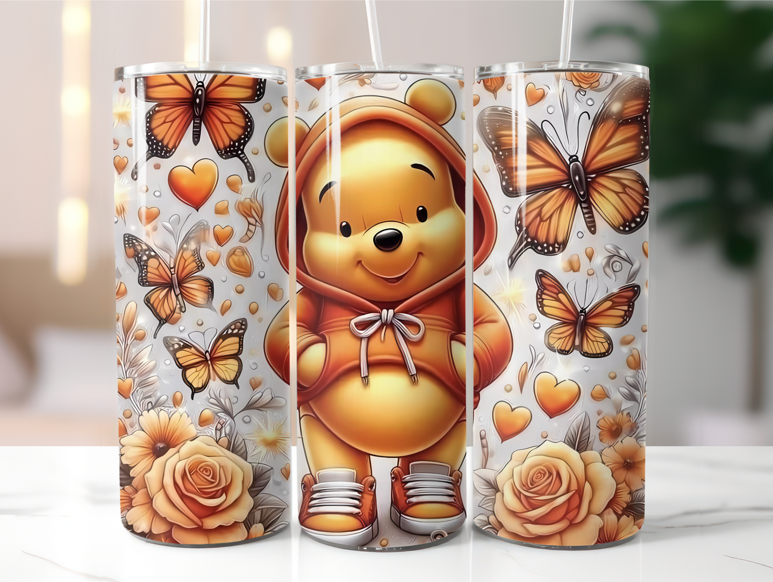 Winnie butterfly tumbler
