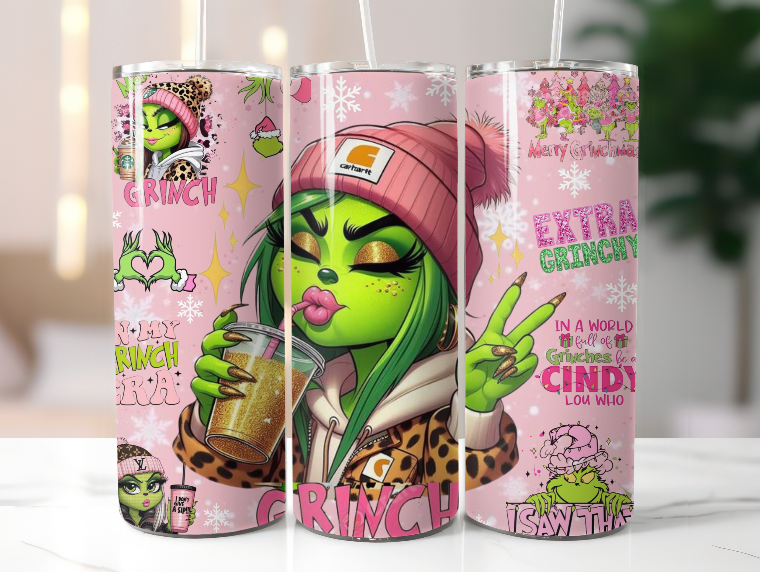20oz Christmas tumbler