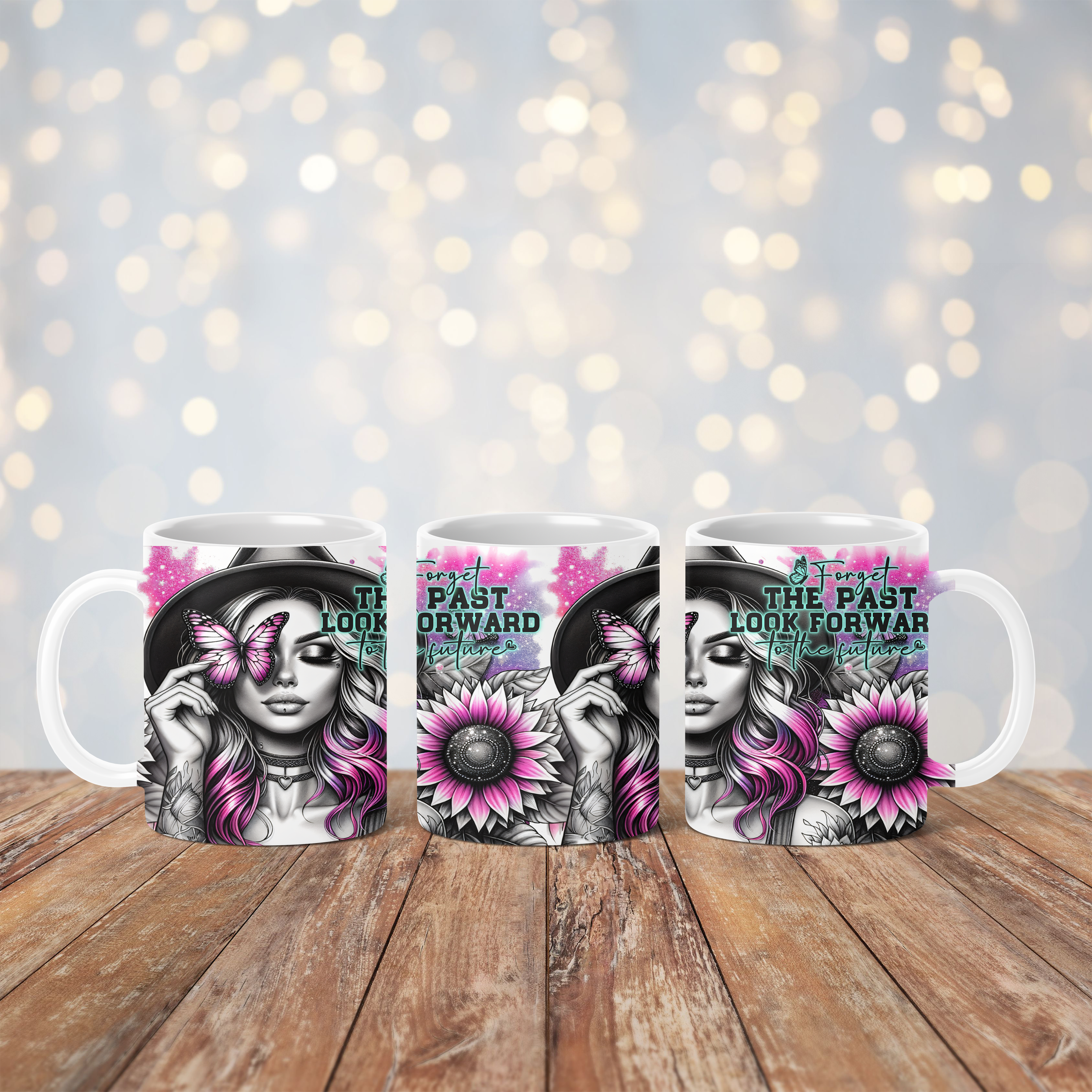 Forget The Past Look Foward To The Future Mug