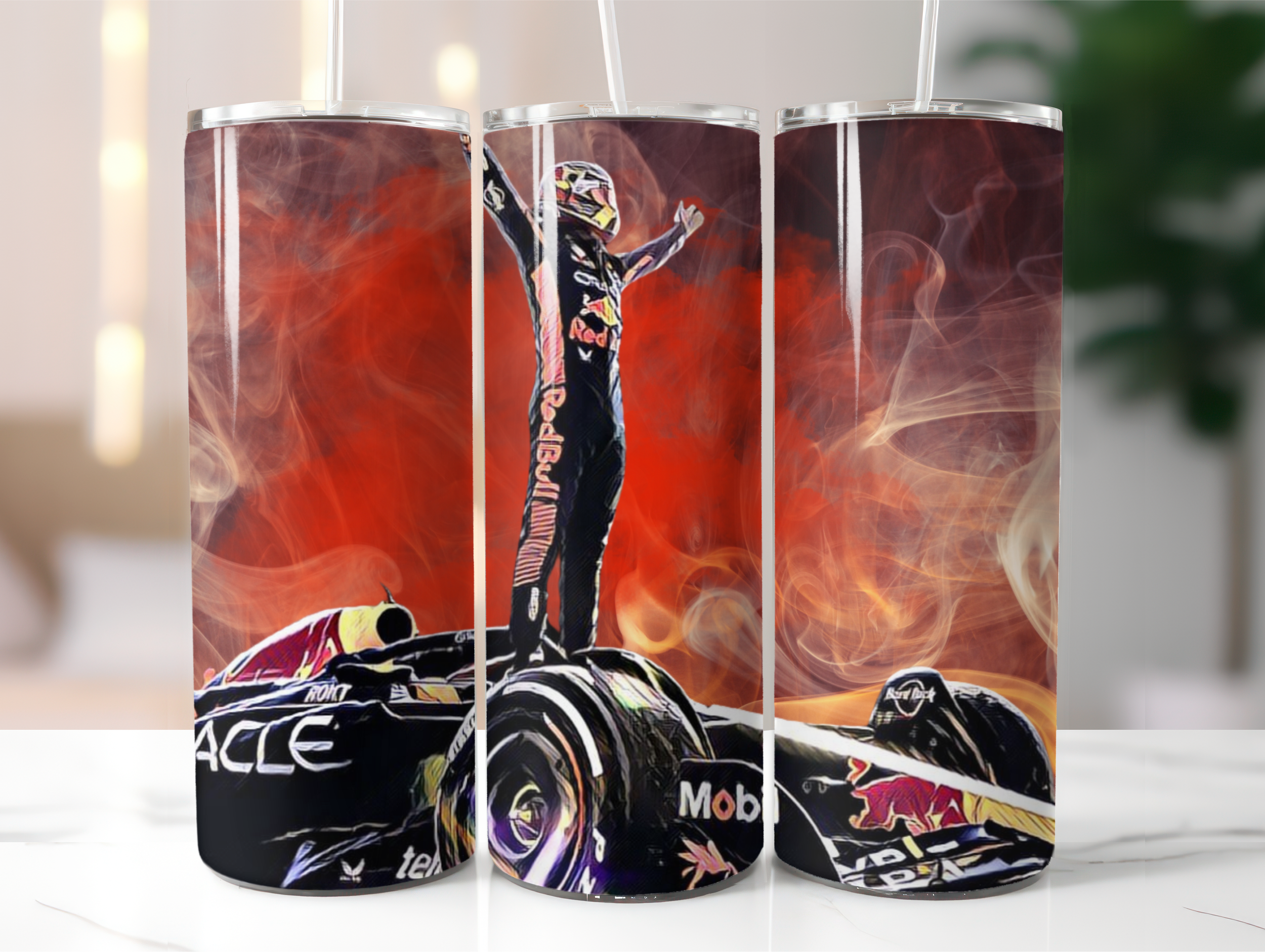 Race car tumbler