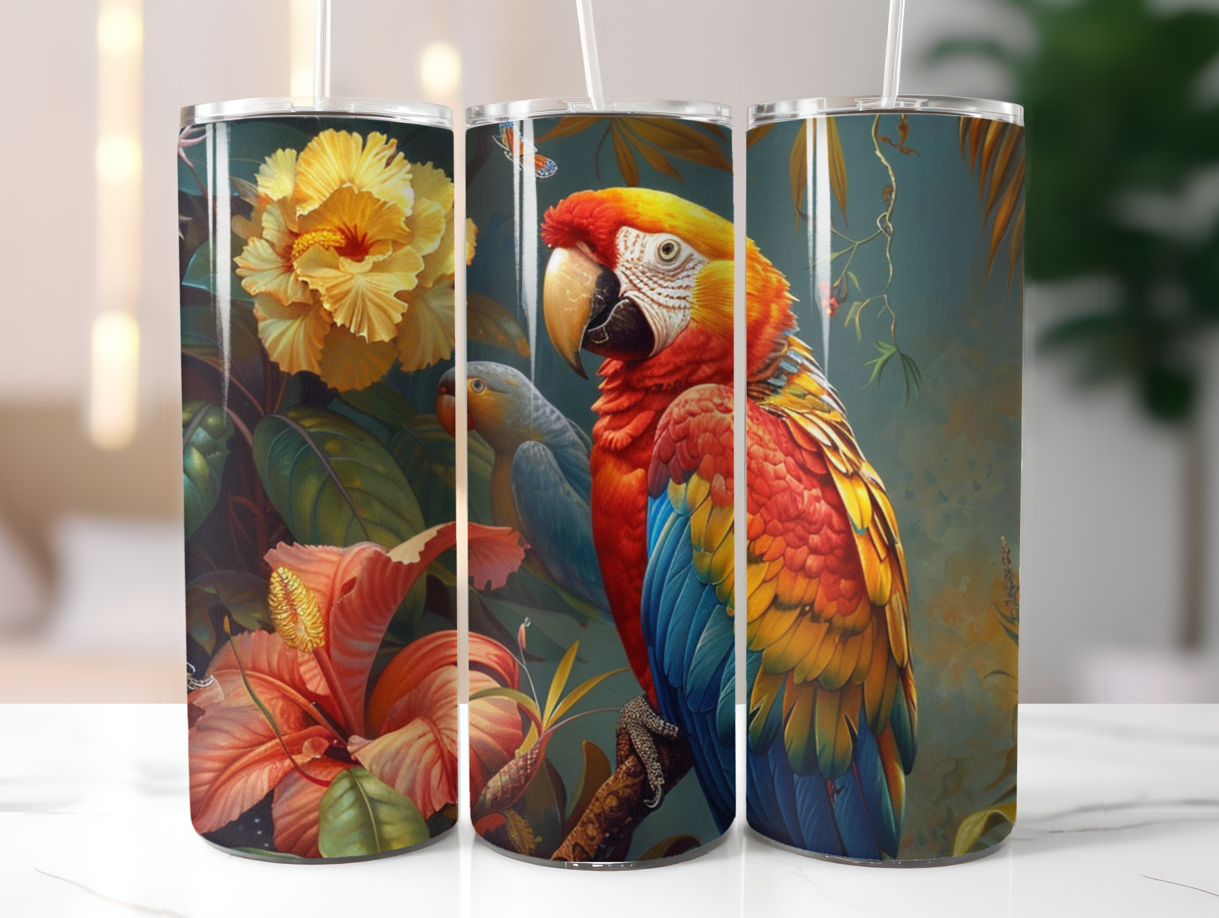 Macaw bird Tumbler