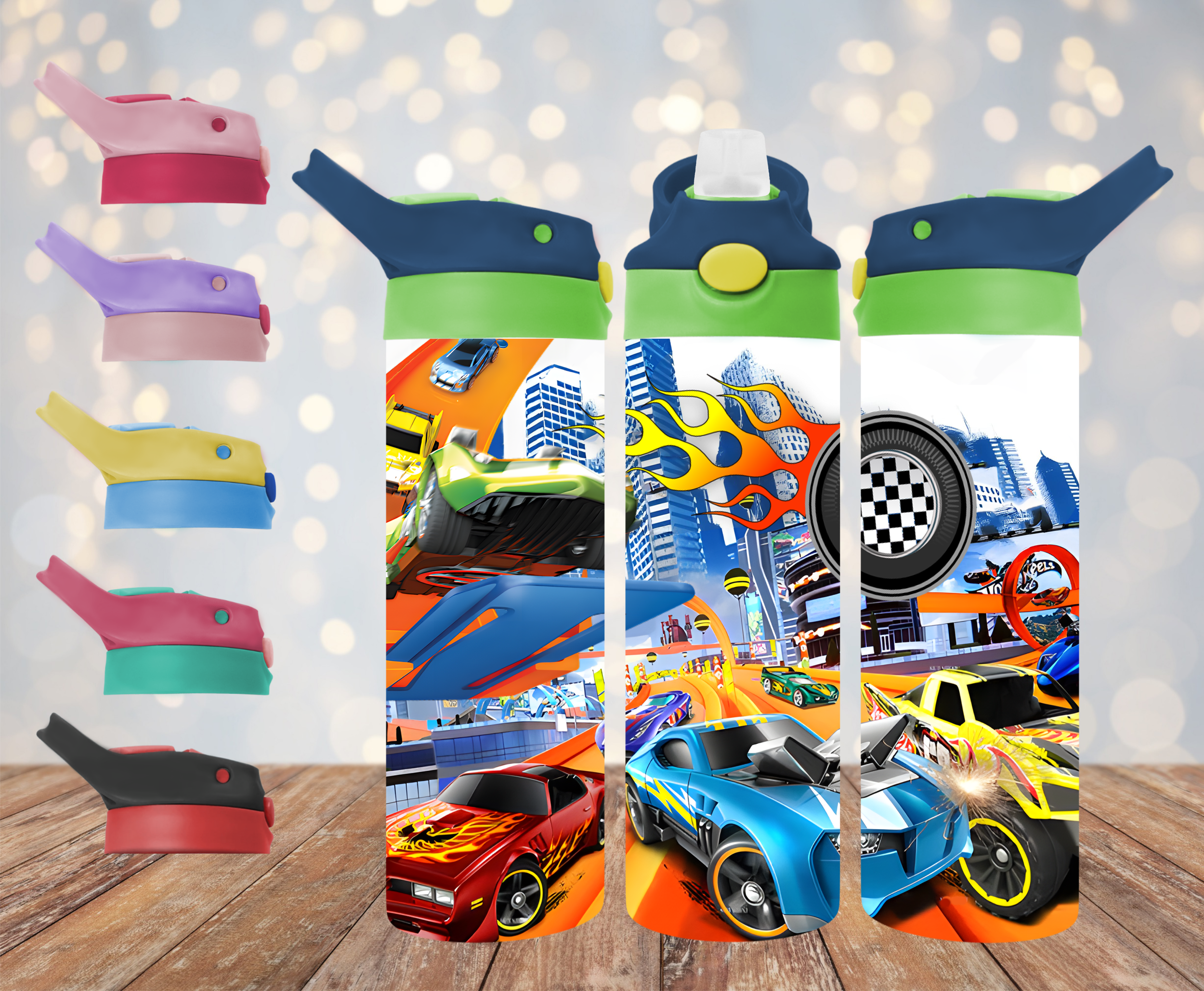 20oz Cars Kids Drink Bottle