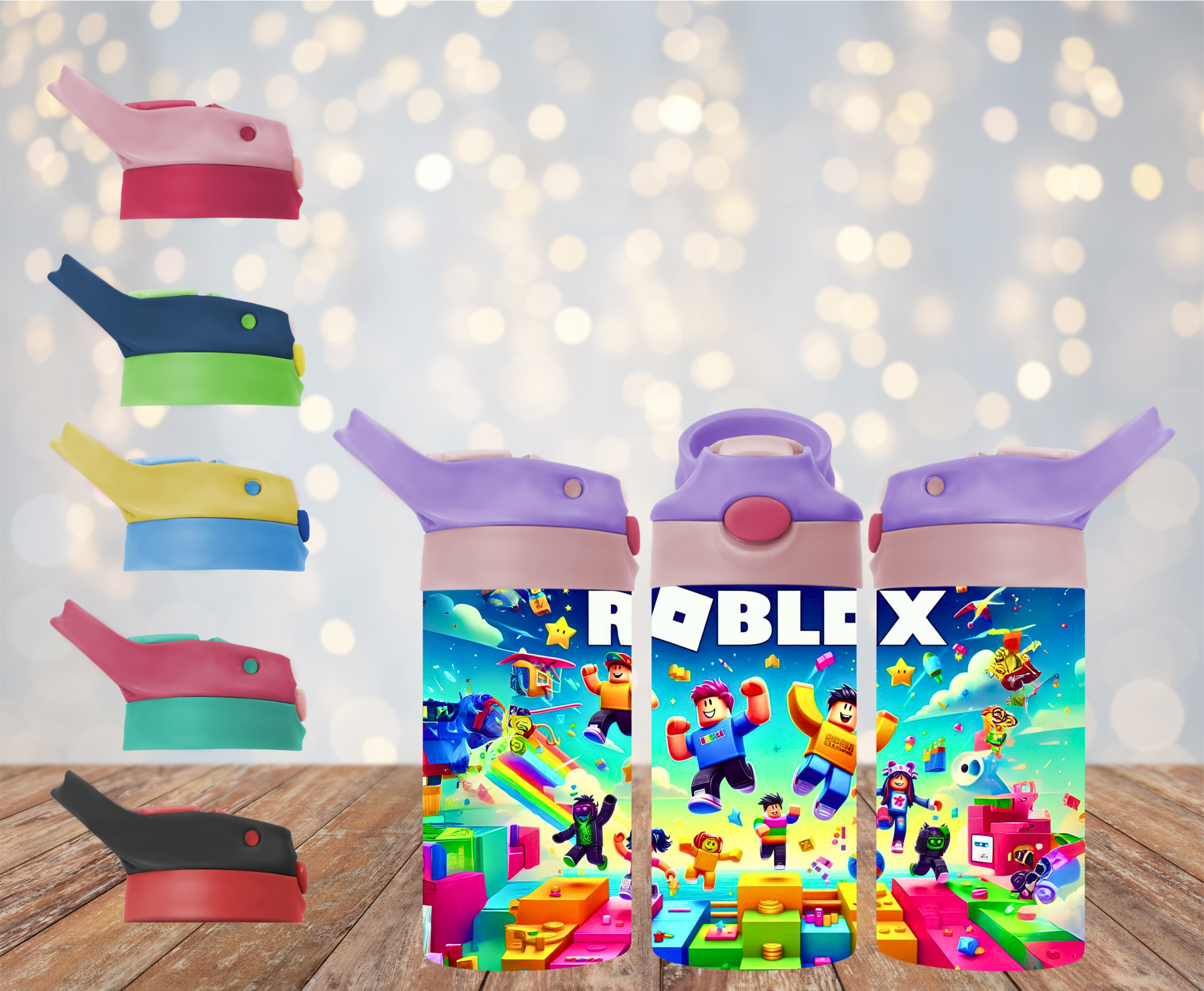 12oz R Blox Girls/Boys Kids Drink Bottle