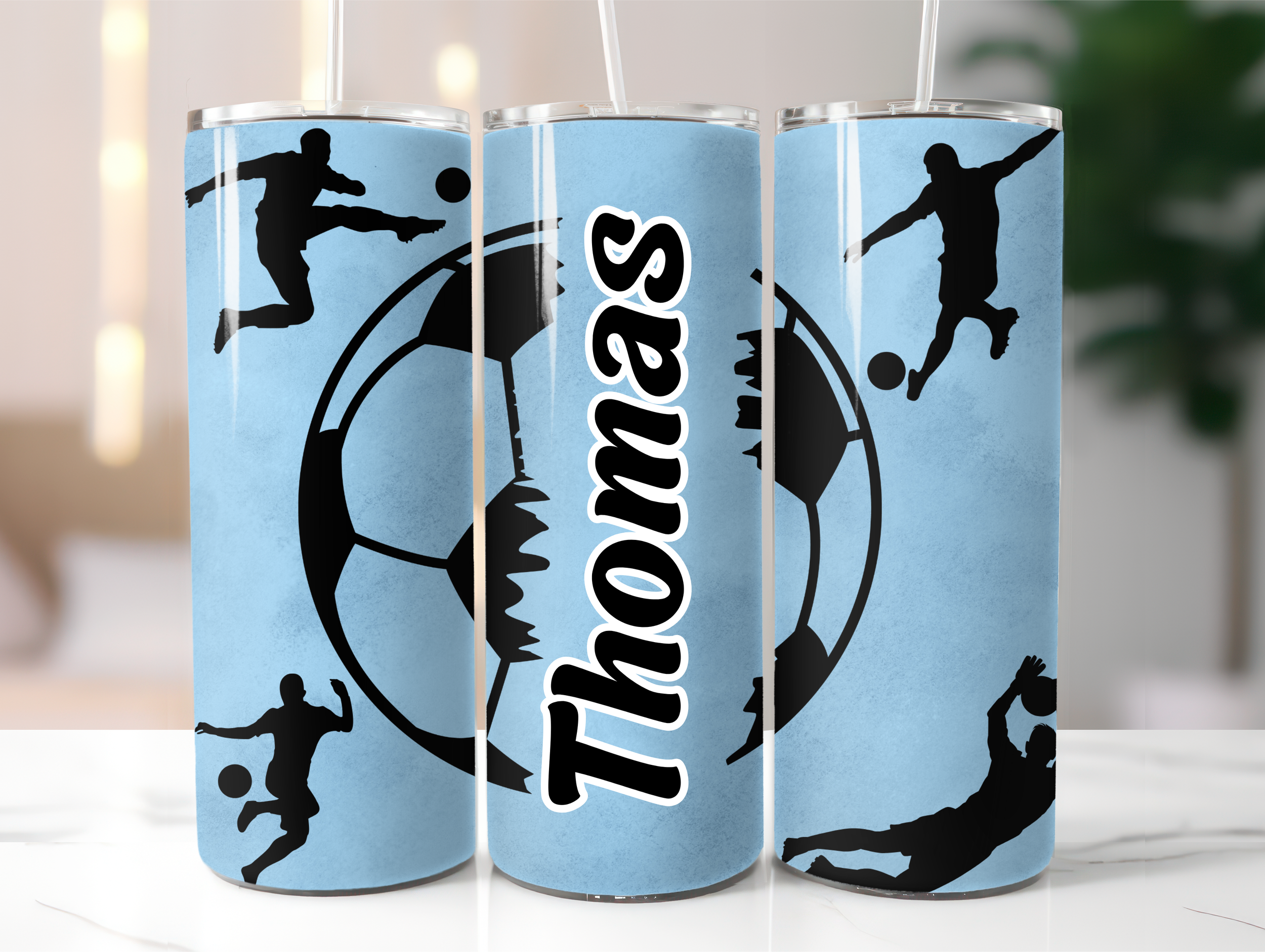 Customisation Soccer Tumbler