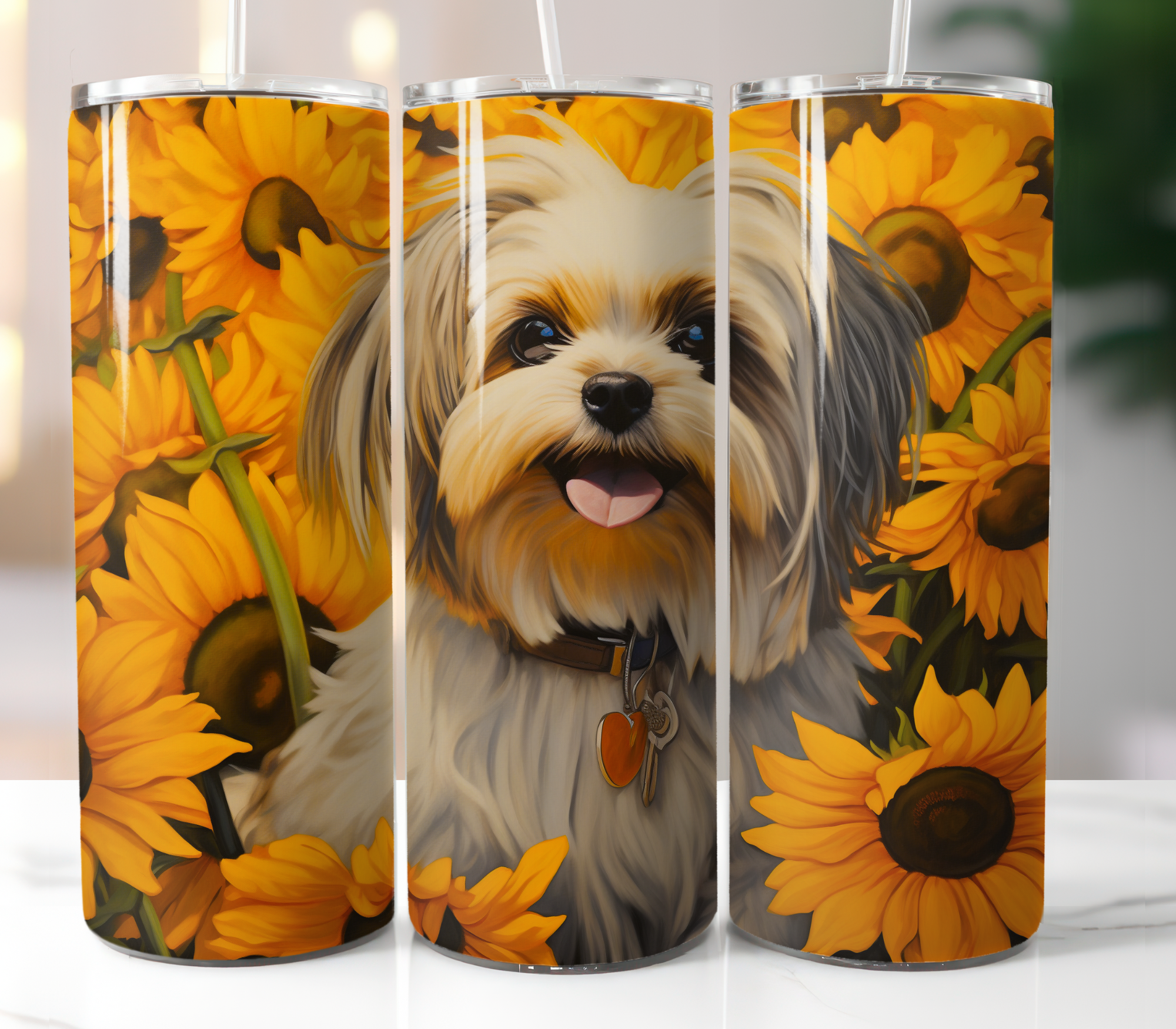 Shih Tzu dog tumbler