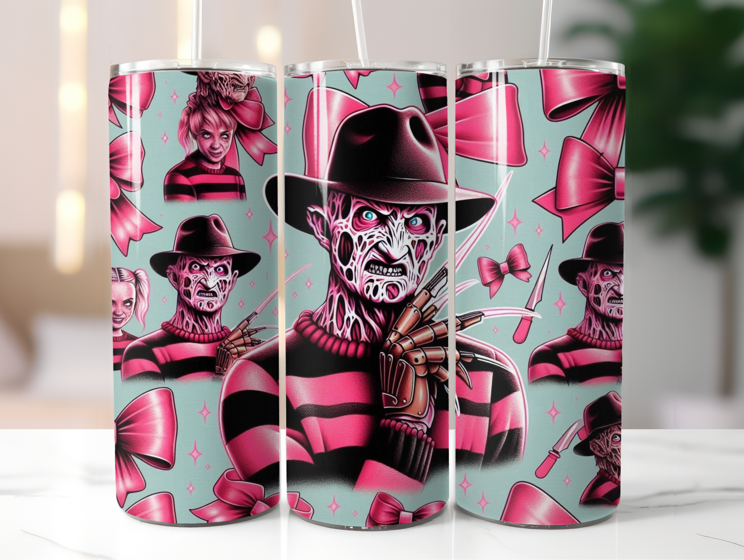 Freddy Krueger tumbler