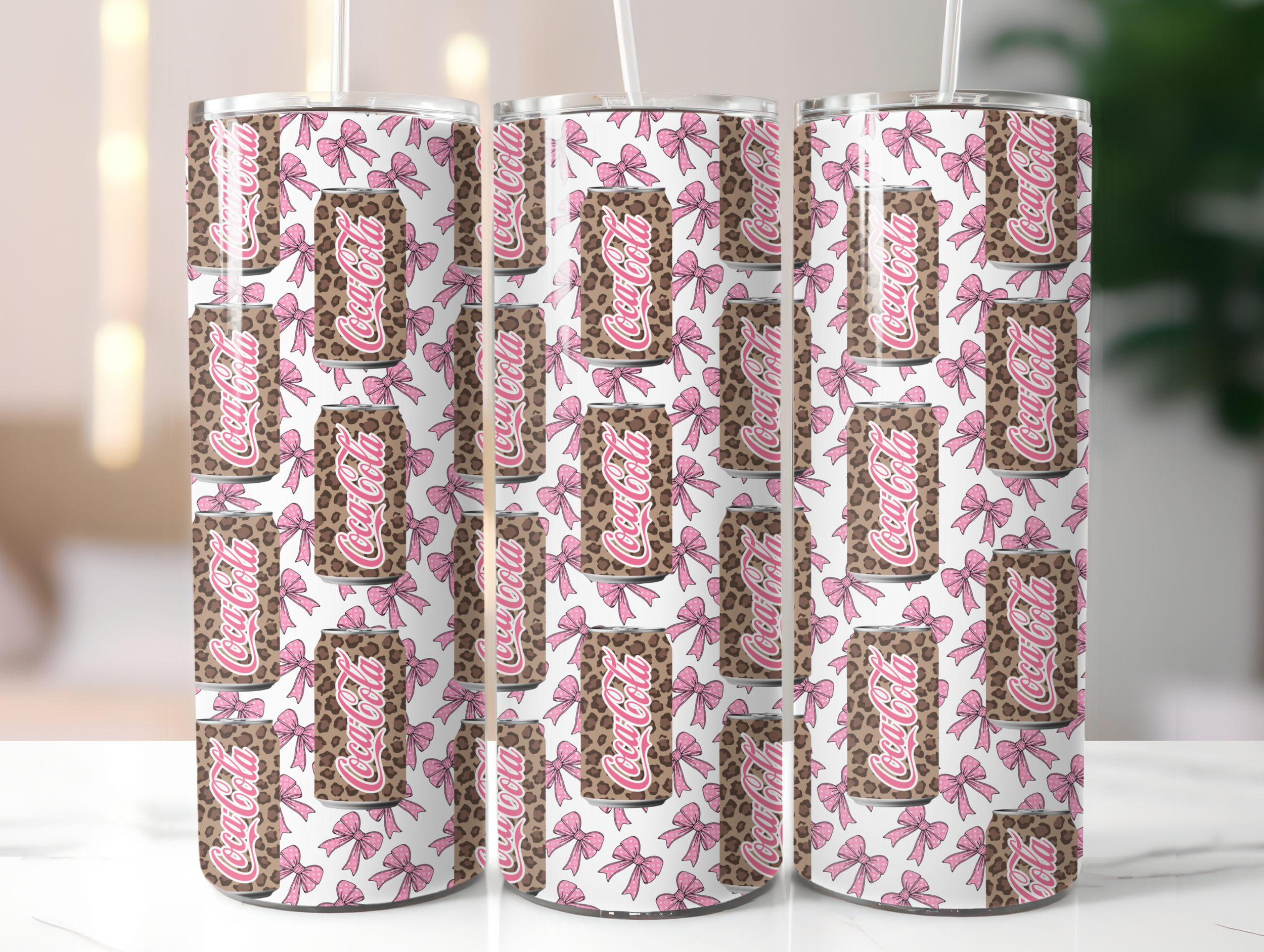 Soda Can bows Tumbler
