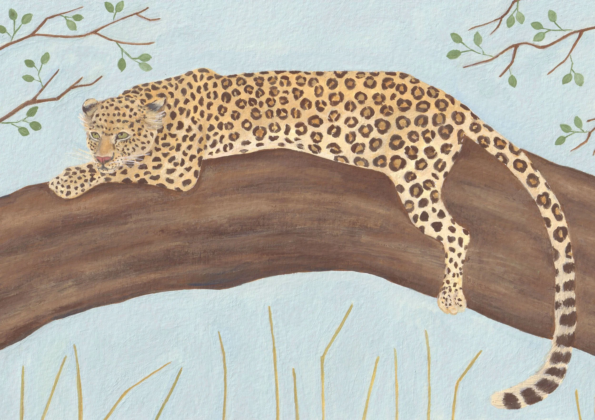 Leopard Gouache