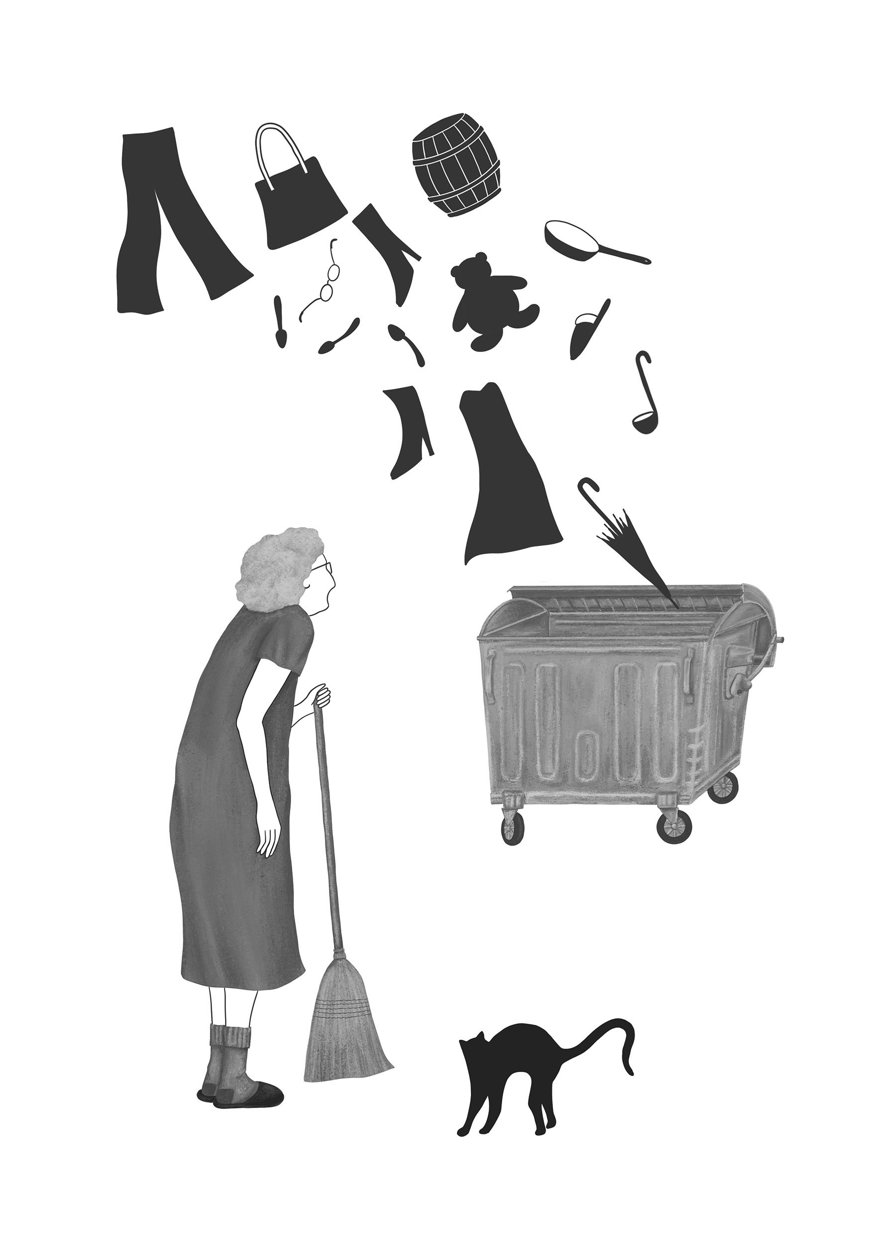 Disposophobia | Short Story Illustration