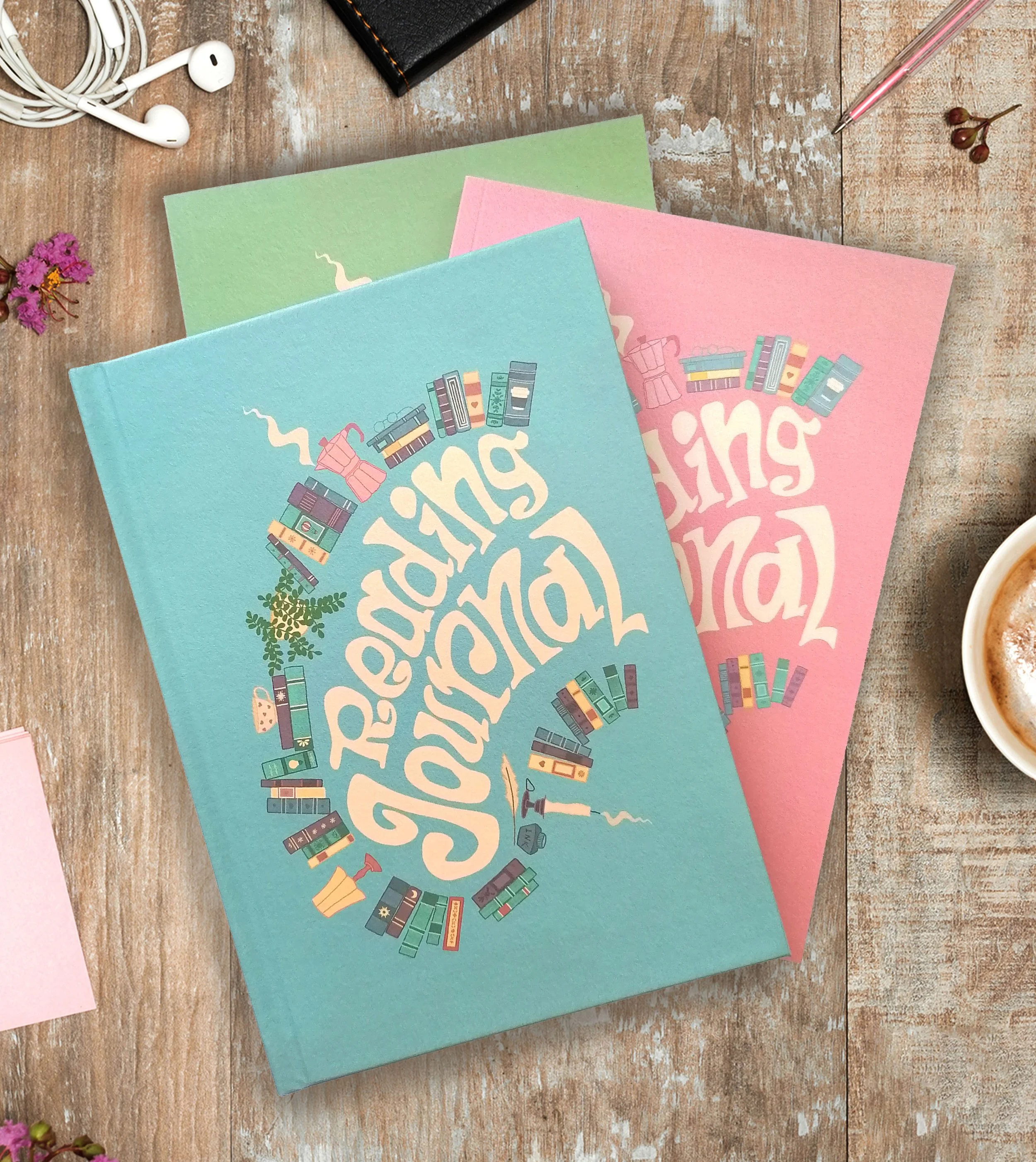 Reading Journal Illustration and Design