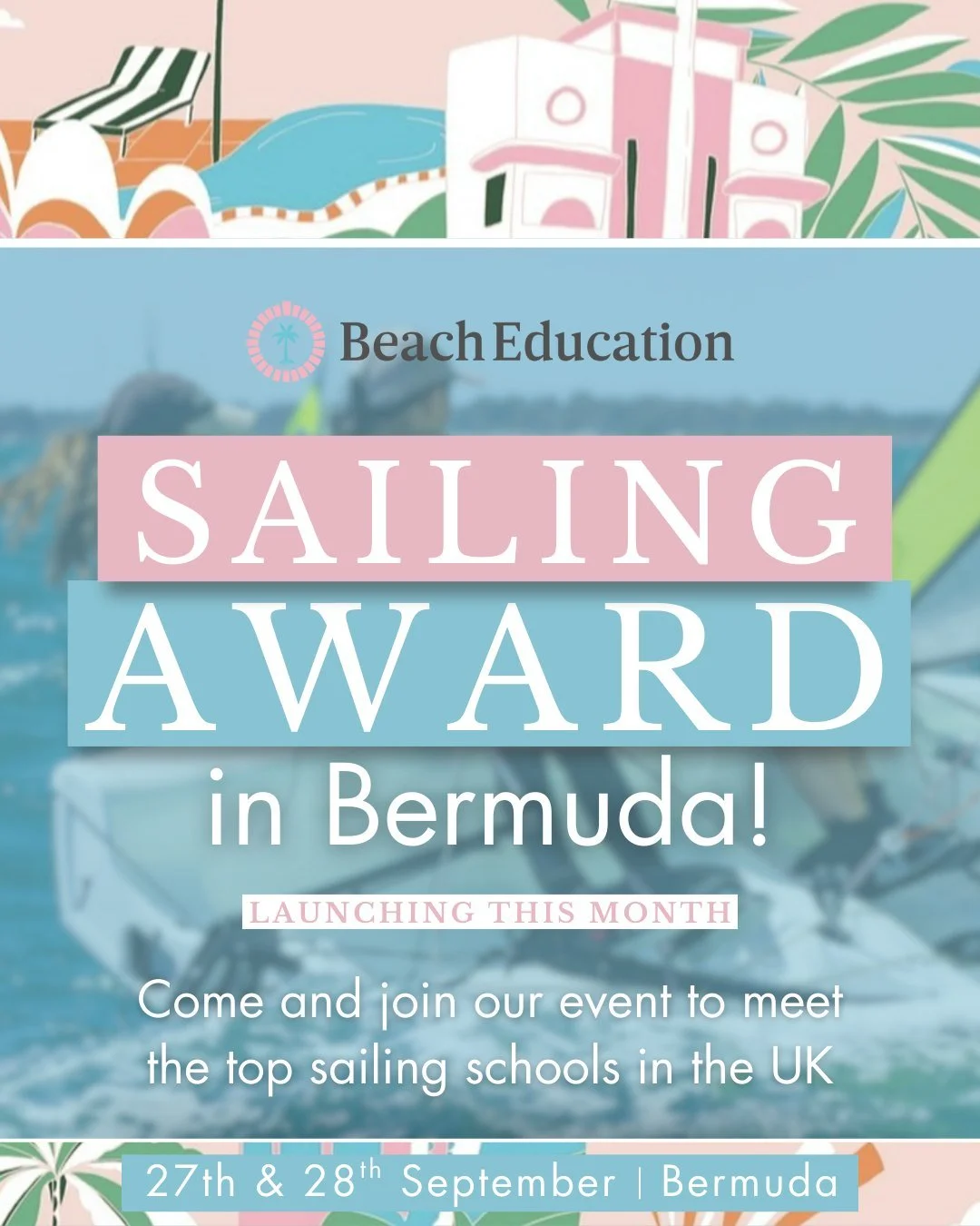 ⛵ Calling all young sailors in Bermuda!

Beach Education is officially launching the Sailing Award this September, and you&rsquo;re invited! 🌊✨

Join us at our British Education Fair to meet top UK sailing schools, including:
🌟 @sevenoaksschooluk 
