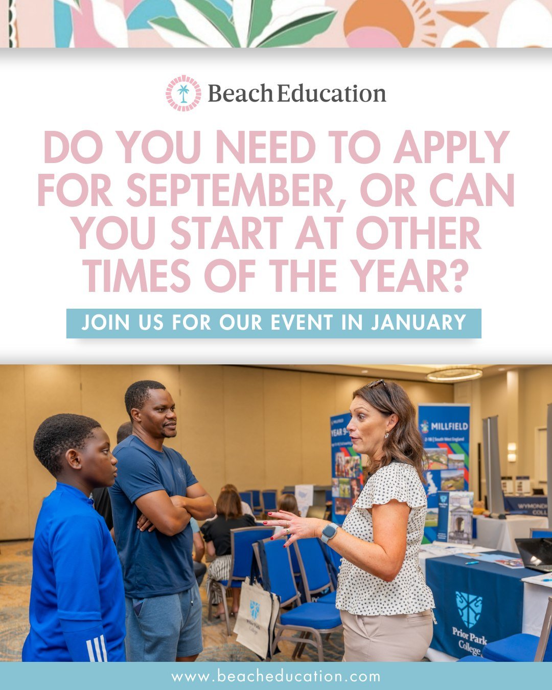 ❓Do we have to apply for September, or can we start at other times of the year?

In traditional boarding schools, students entering Year 10/starting their GCSEs can only begin in September, as that's when courses commence. For younger students in Yea