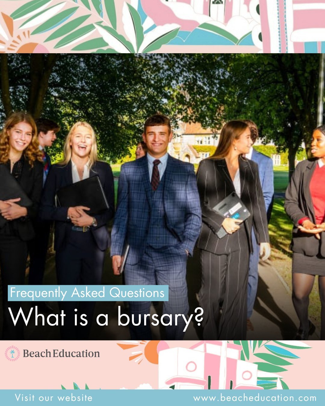 Ever wondered, 'What is a bursary?' 🤔 It's a financial award based on your needs, designed to help families afford school fees. Perfect for talented kids who would thrive in a boarding school setting but need a little financial boost to get there. ?