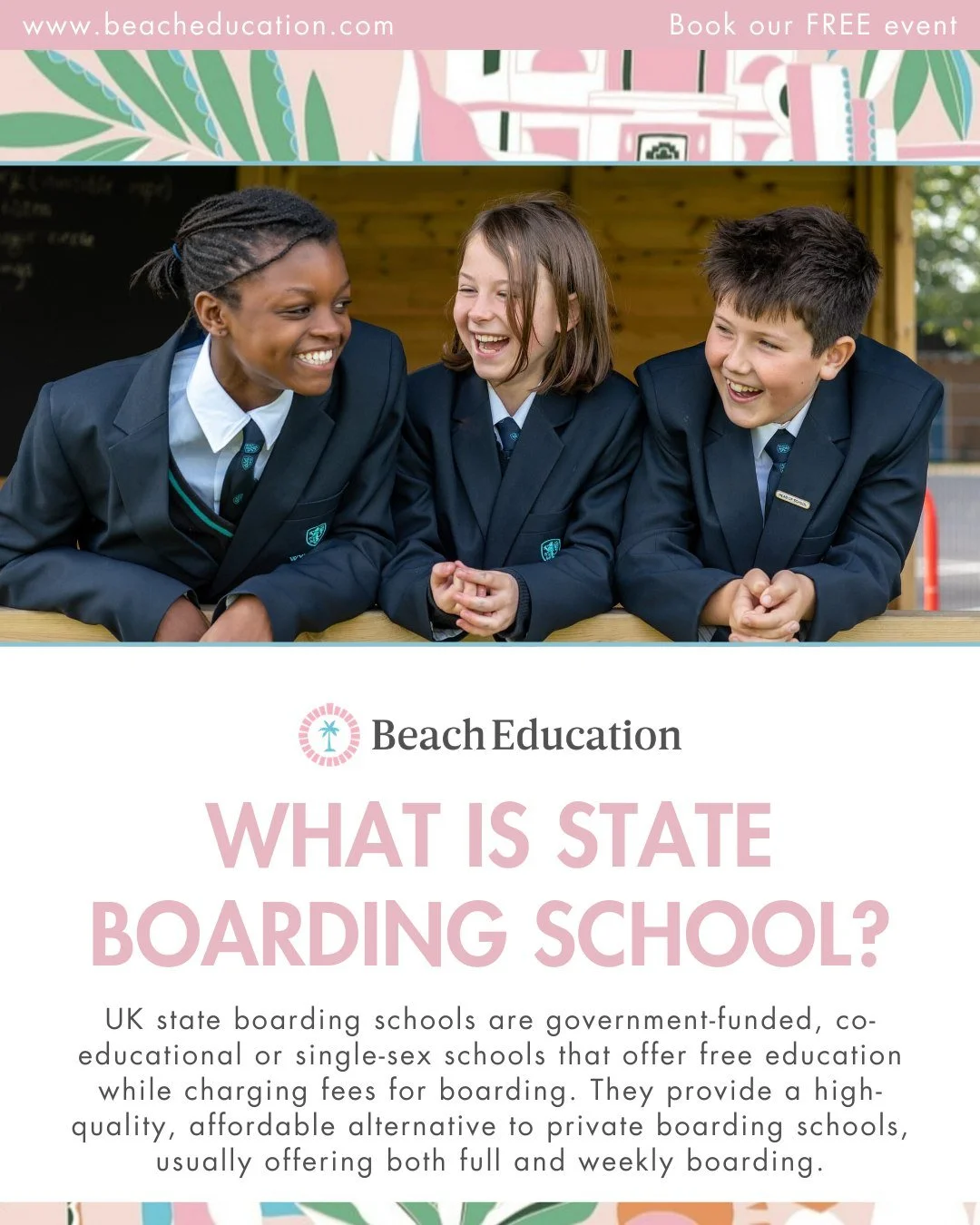 Did you know the UK offers state boarding schools? 🇬🇧

These schools provide free education, with families only paying for boarding. It&rsquo;s a fantastic and more affordable way for students to experience the benefits of a UK boarding school educ