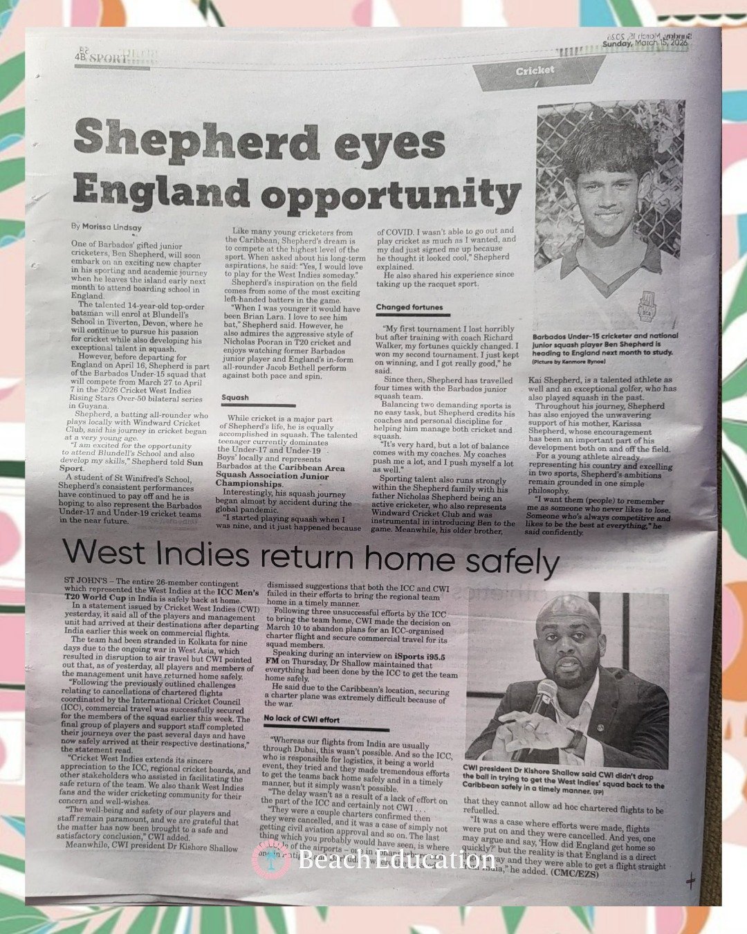 We&rsquo;re proud to see one of our Beach Education families featured in the local Barbados news 📰✨

It&rsquo;s always so rewarding to support families on their journey and see the positive impact of finding the right school for their child. Stories