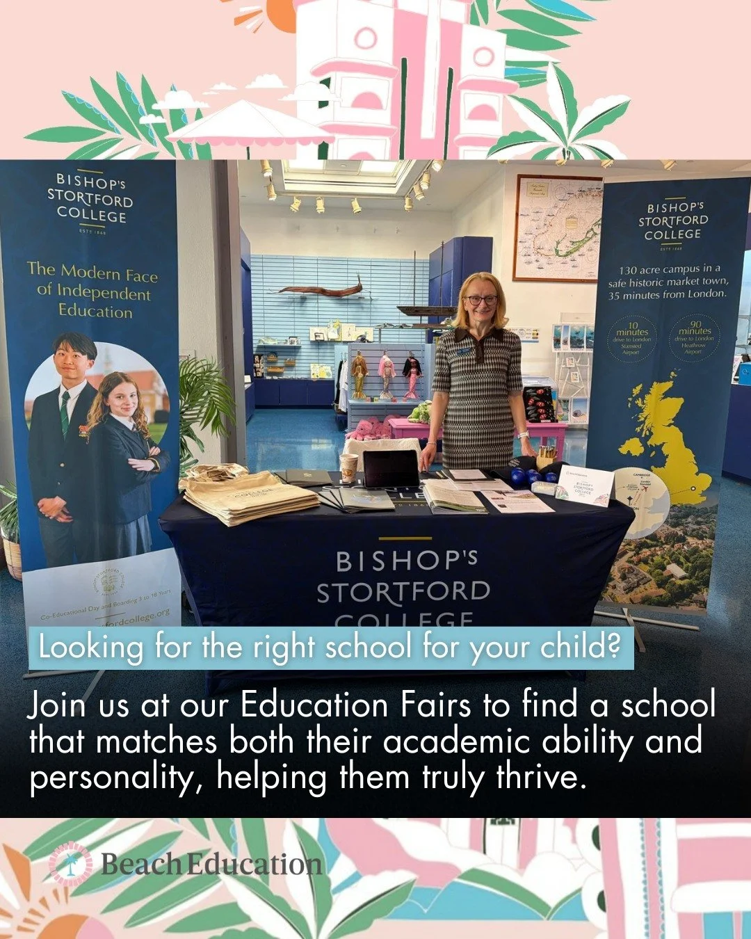 Finding the right school isn&rsquo;t just about academics, it&rsquo;s about finding a place where your child&rsquo;s personality can truly shine.

At our Education Fairs, you can meet leading UK boarding schools face-to-face and discover the best fit