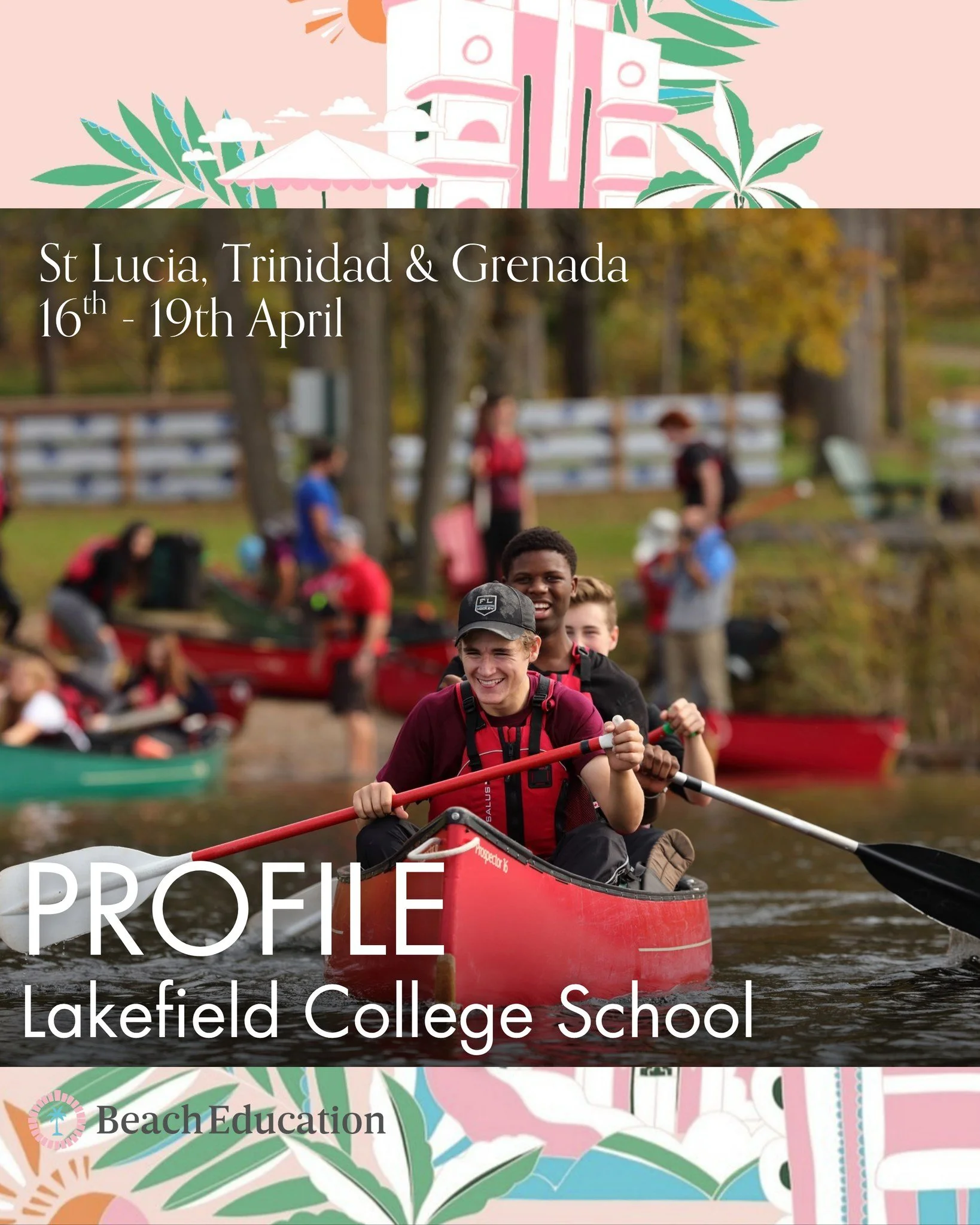 We&rsquo;re delighted to welcome Lakefield College School to our St Lucia, Trinidad &amp; Grenada education events this week 🇨🇦

Set on a stunning waterfront campus in Ontario, LCS offers a truly unique blend of academic excellence, outdoor educati