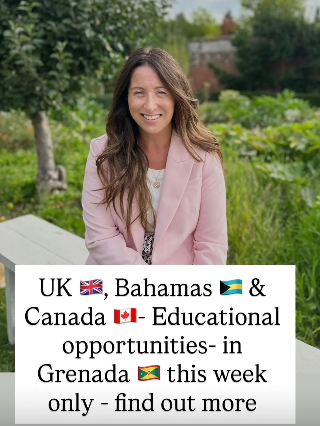 boarding school consultant currently in Grenada for a few days&mdash;happy to meet families 1:1 while I&rsquo;m here. DM me. Free 30 min consultations. 
🎺🏏I also support with summer camps and University entry.
