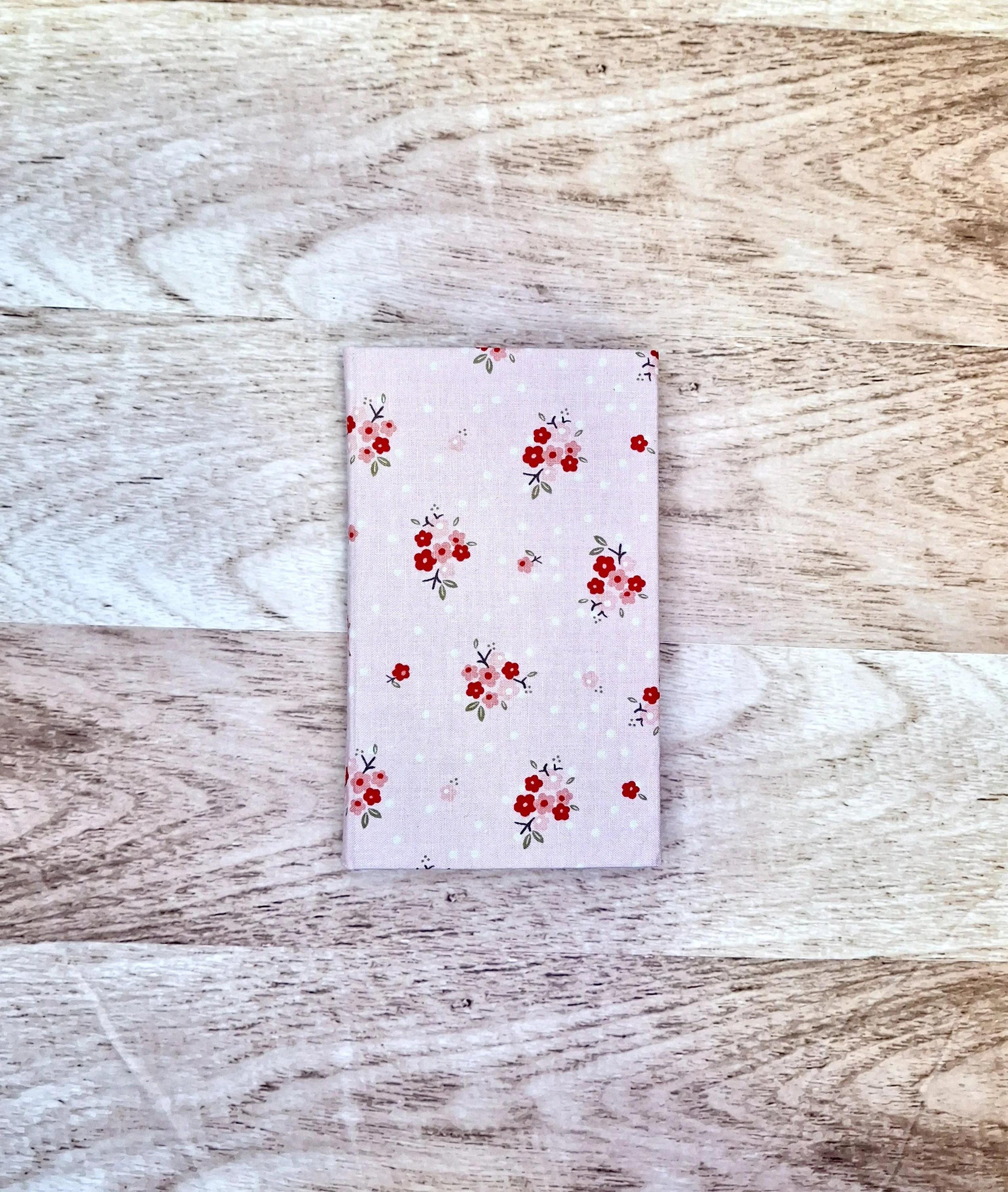 Cloth-Bound Journal Pink and Red