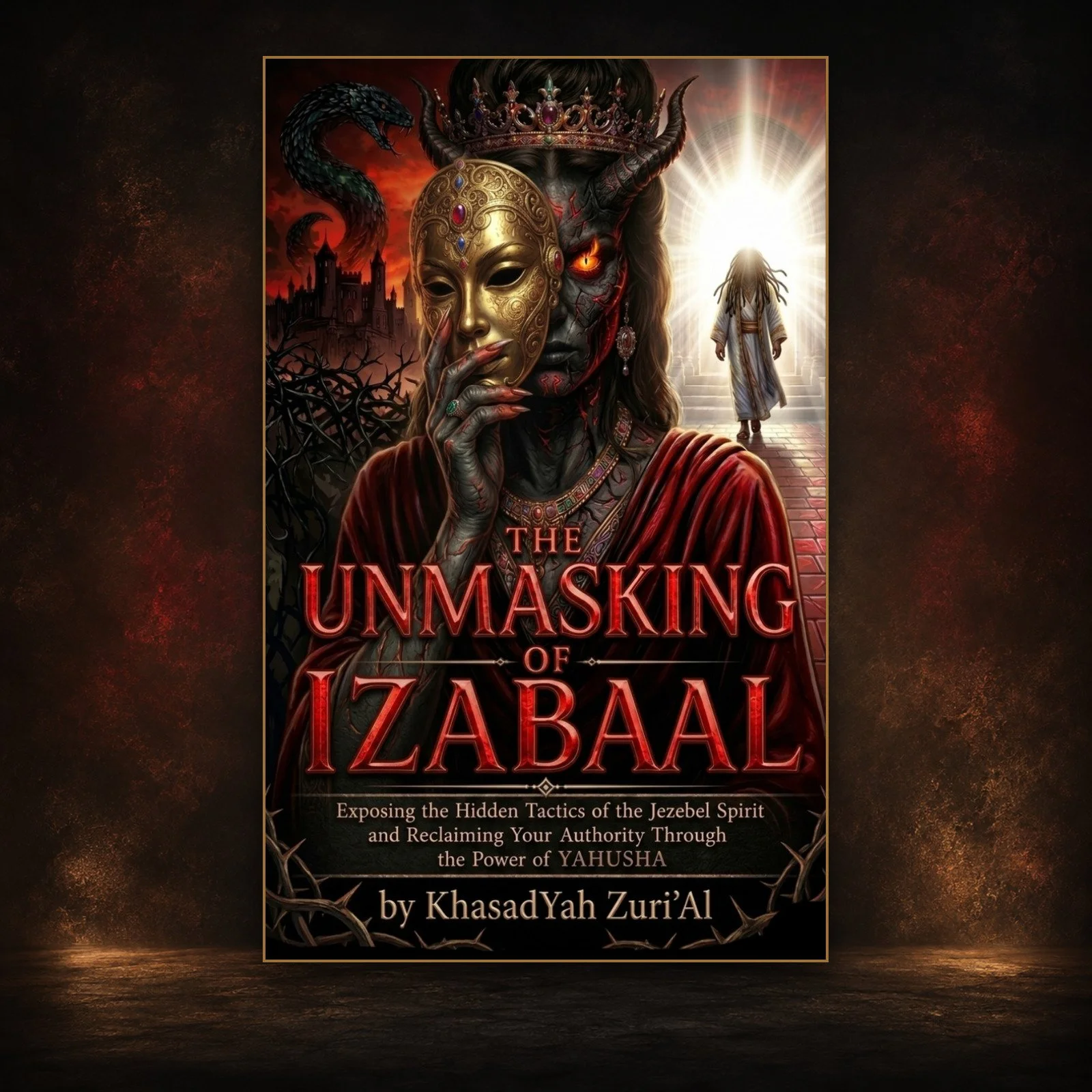 The Unmasking of Izabaal book cover by KhasadYah Zuri'Al