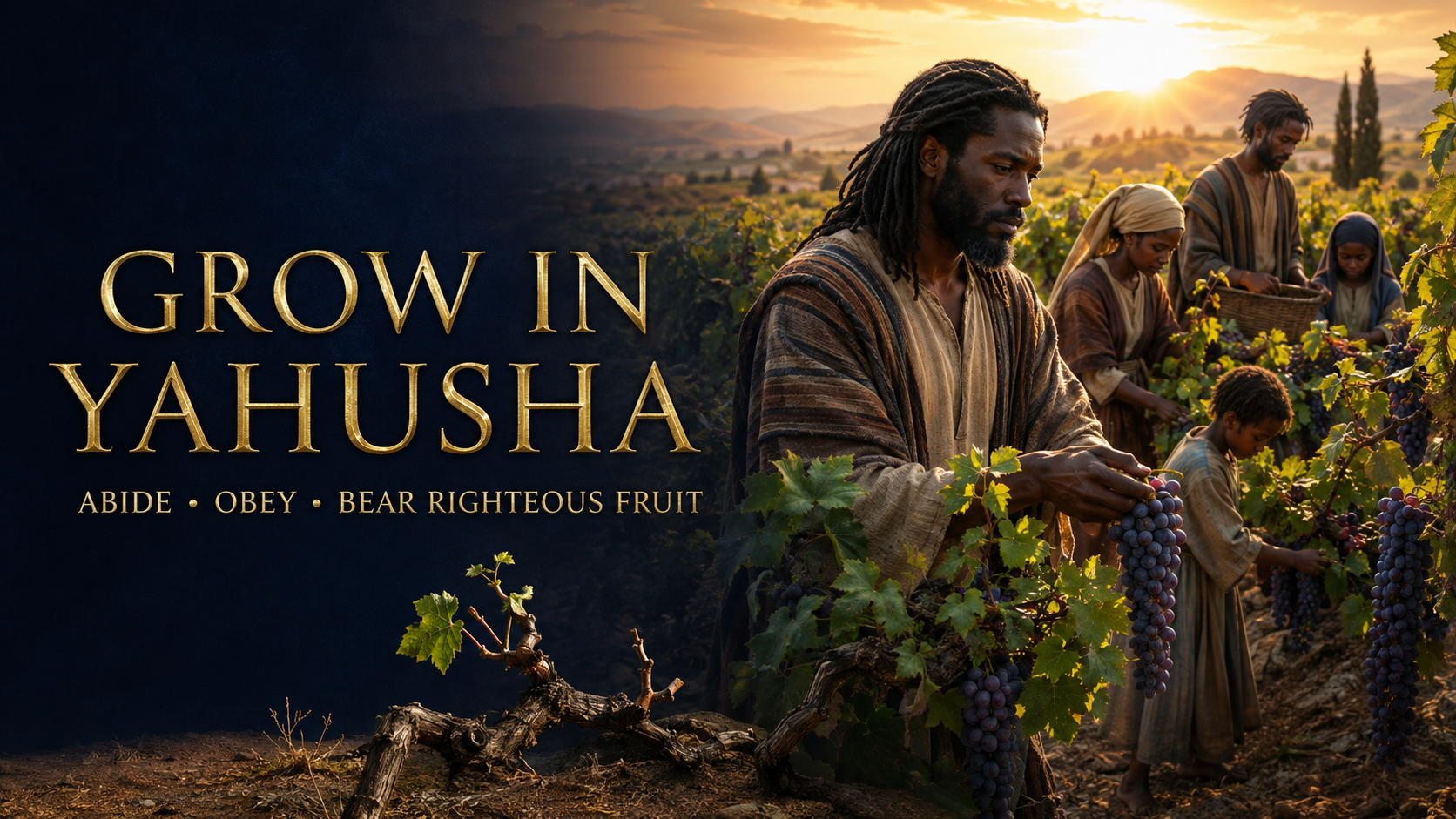 GROW IN YAHUSHA: ABIDE, OBEY, AND BEAR RIGHTEOUS FRUIT