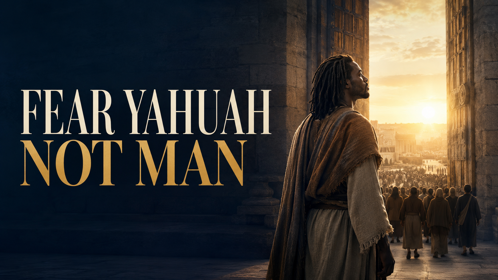 Fear YAHUAH, Not Man