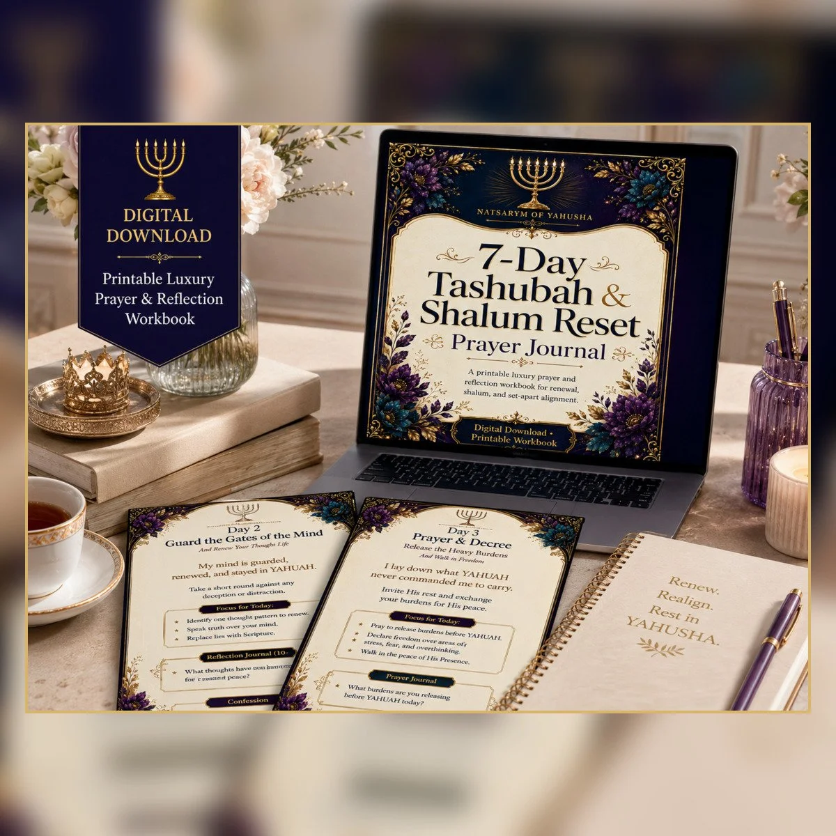 7-Day Tashubah & Shalum Reset Prayer Journal