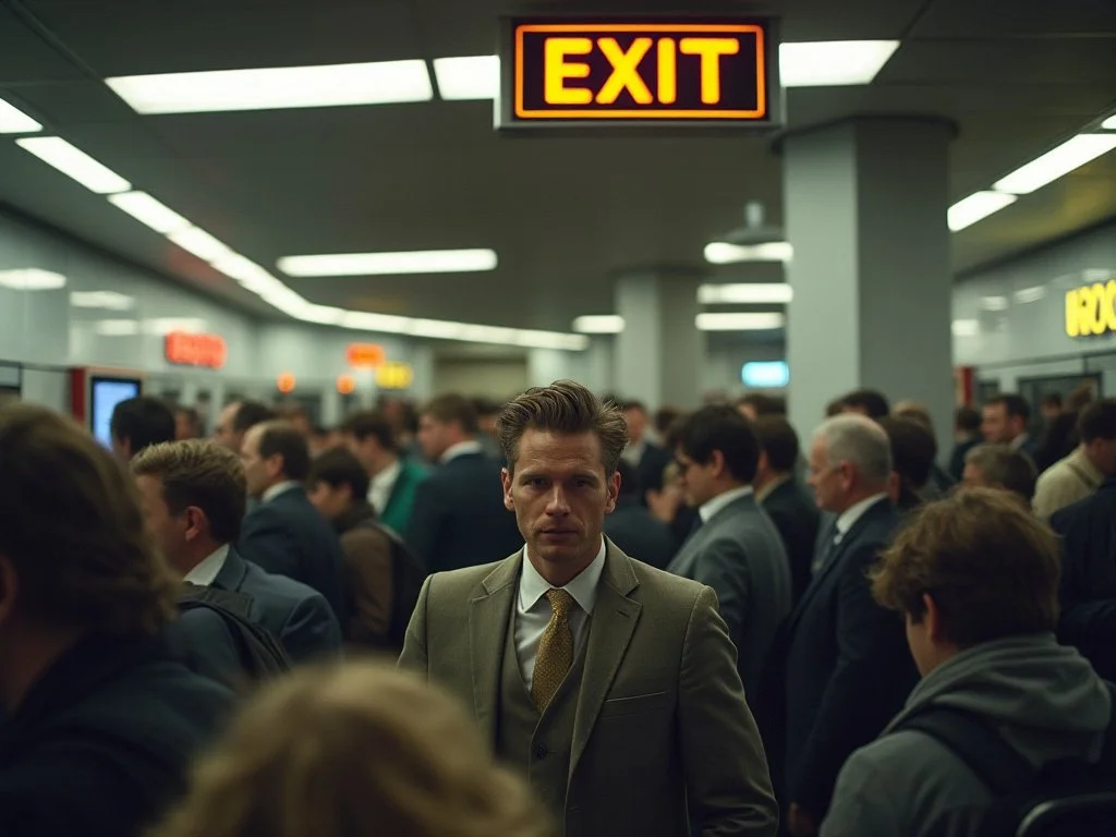 Man experiencing agoraphobia in a crowded public space – specialized concierge mental health treatment at Calderon Medicine Concierge Mental Health