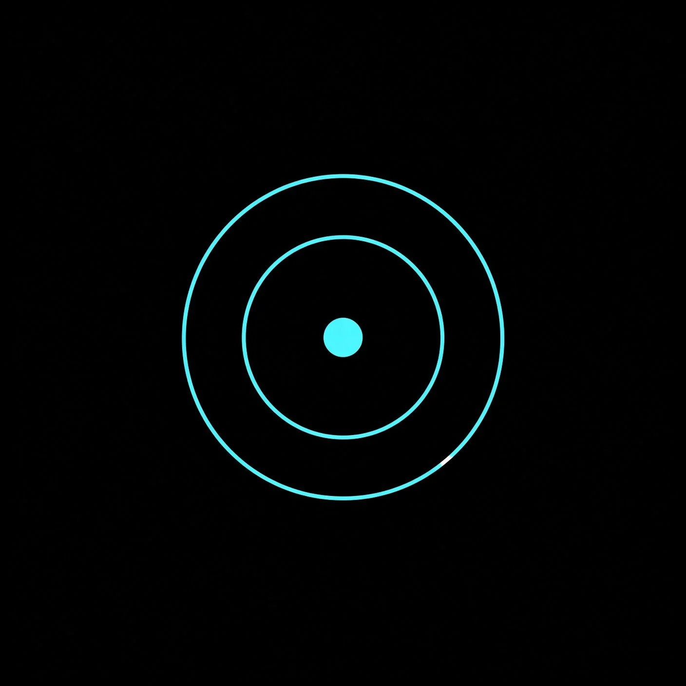 Calderon Medicine Concierge Mental Health metabolic optimization icon — cyan target on black