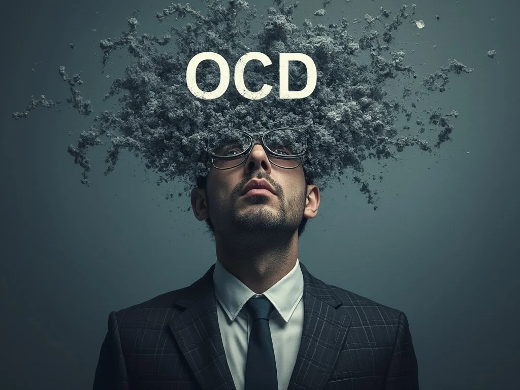 Man with OCD concept – specialized concierge mental health treatment for obsessive-compulsive disorder at Calderon Medicine Concierge Mental Health