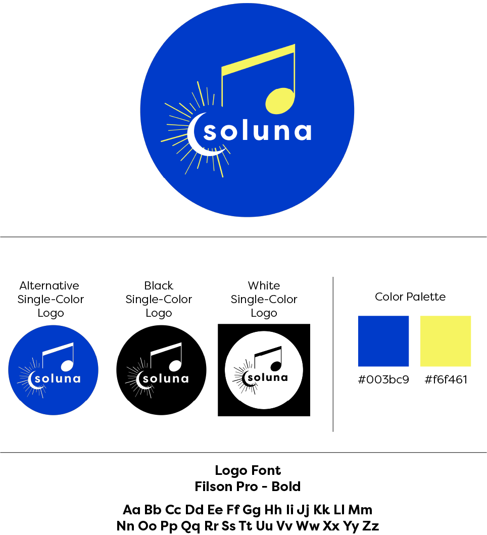 Soluna logo and style guide