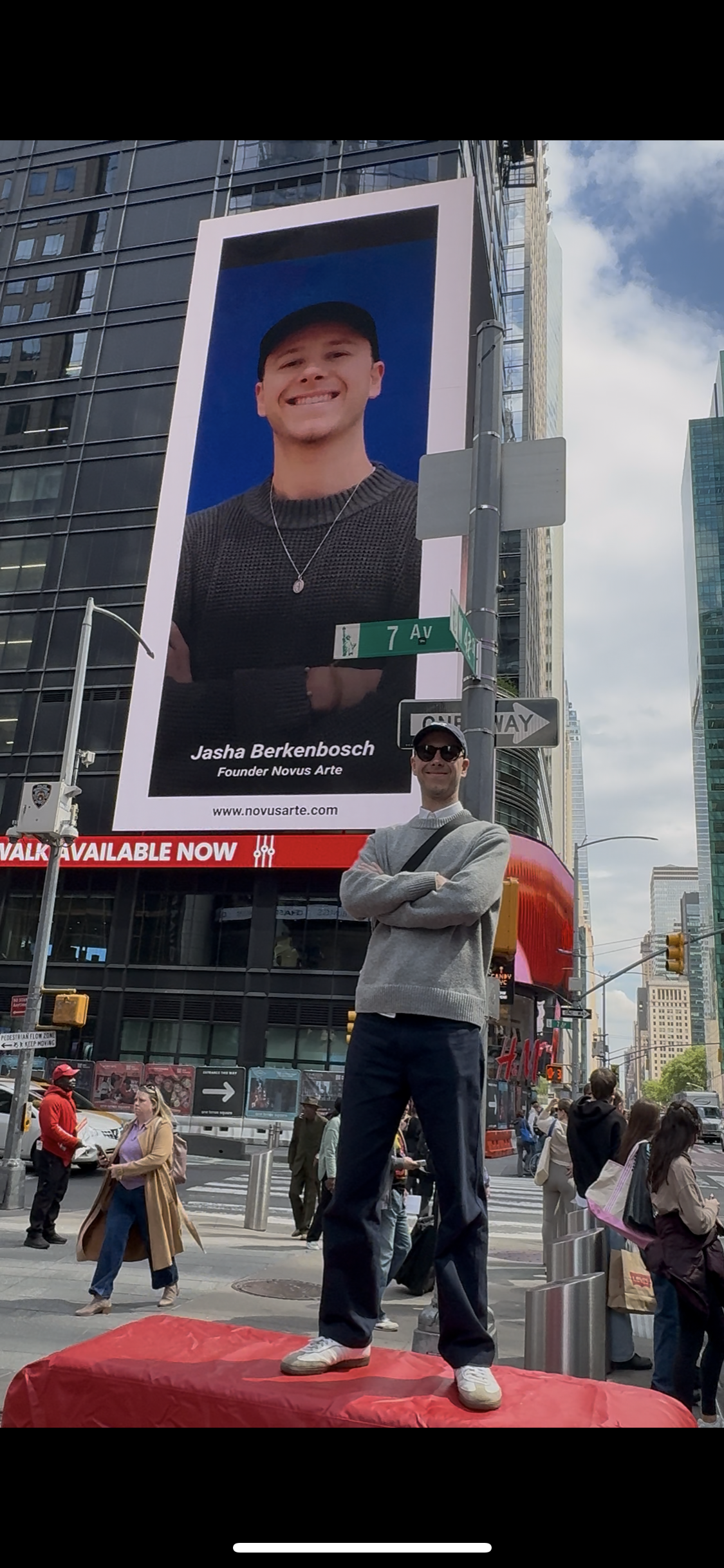Jasha Berkenbosch in New York