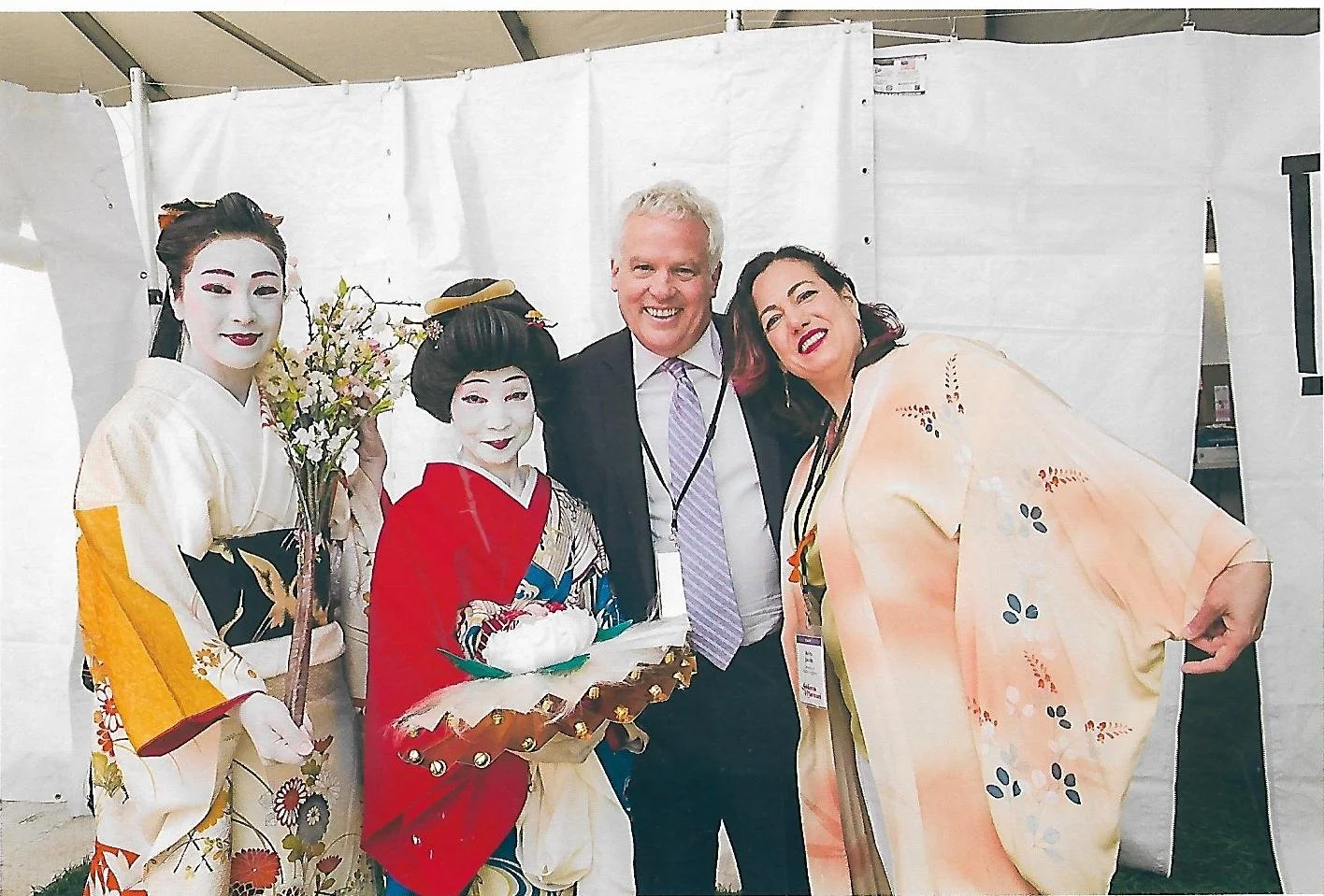 Sakura Matsuri 2016 with president 