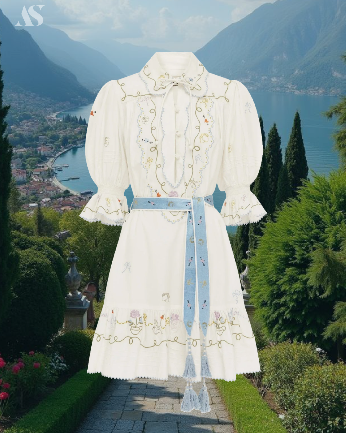 Glady Cotton Mini Dress