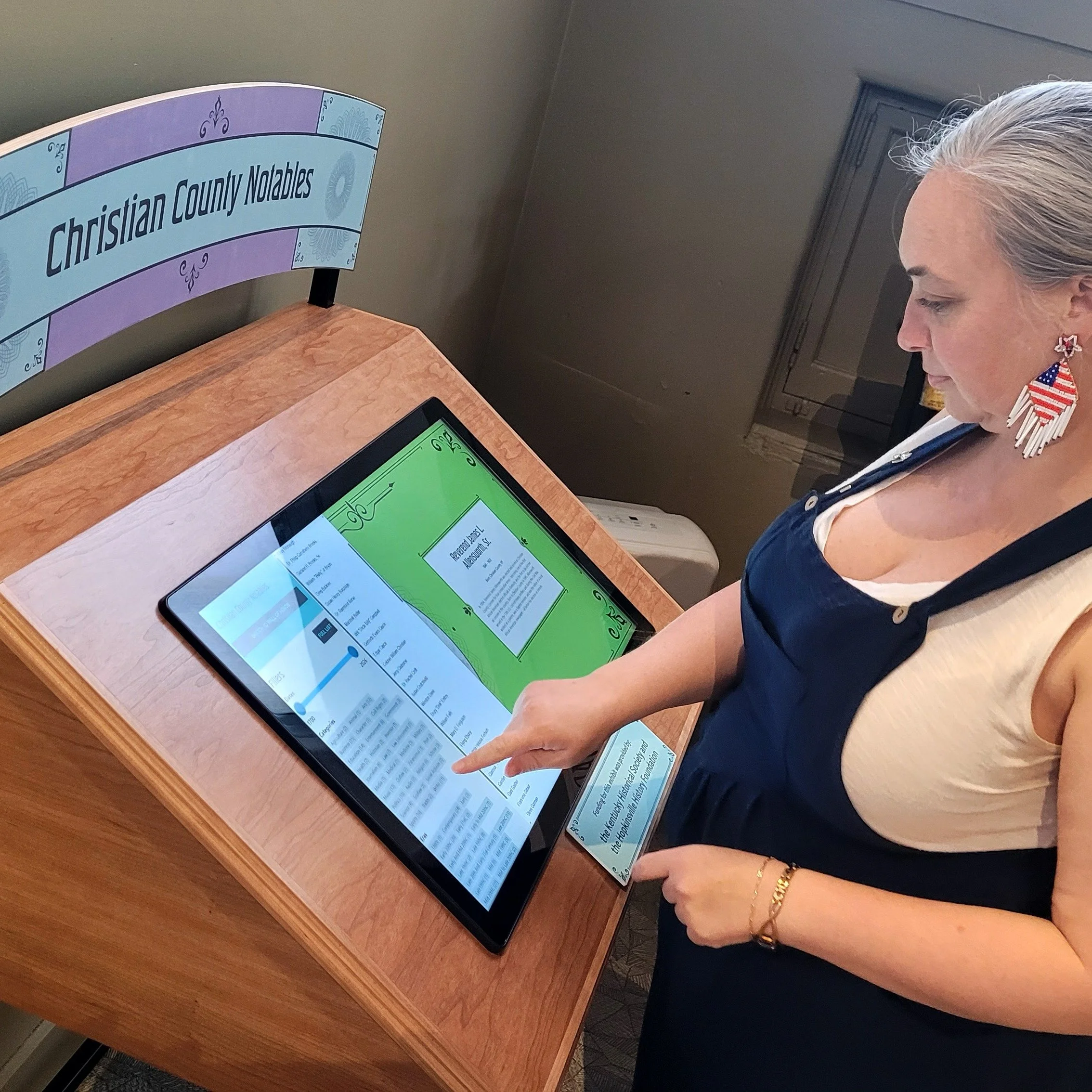 A Digital Exhibit to Highlight Local Heroes

Museums of Historic HopkinsvilleChristian County
Hopkinsville, Kentucky, 2026

How do you present a museum-curated encyclopedia to the public, for browsing endless interesting rabbit holes? How do you give