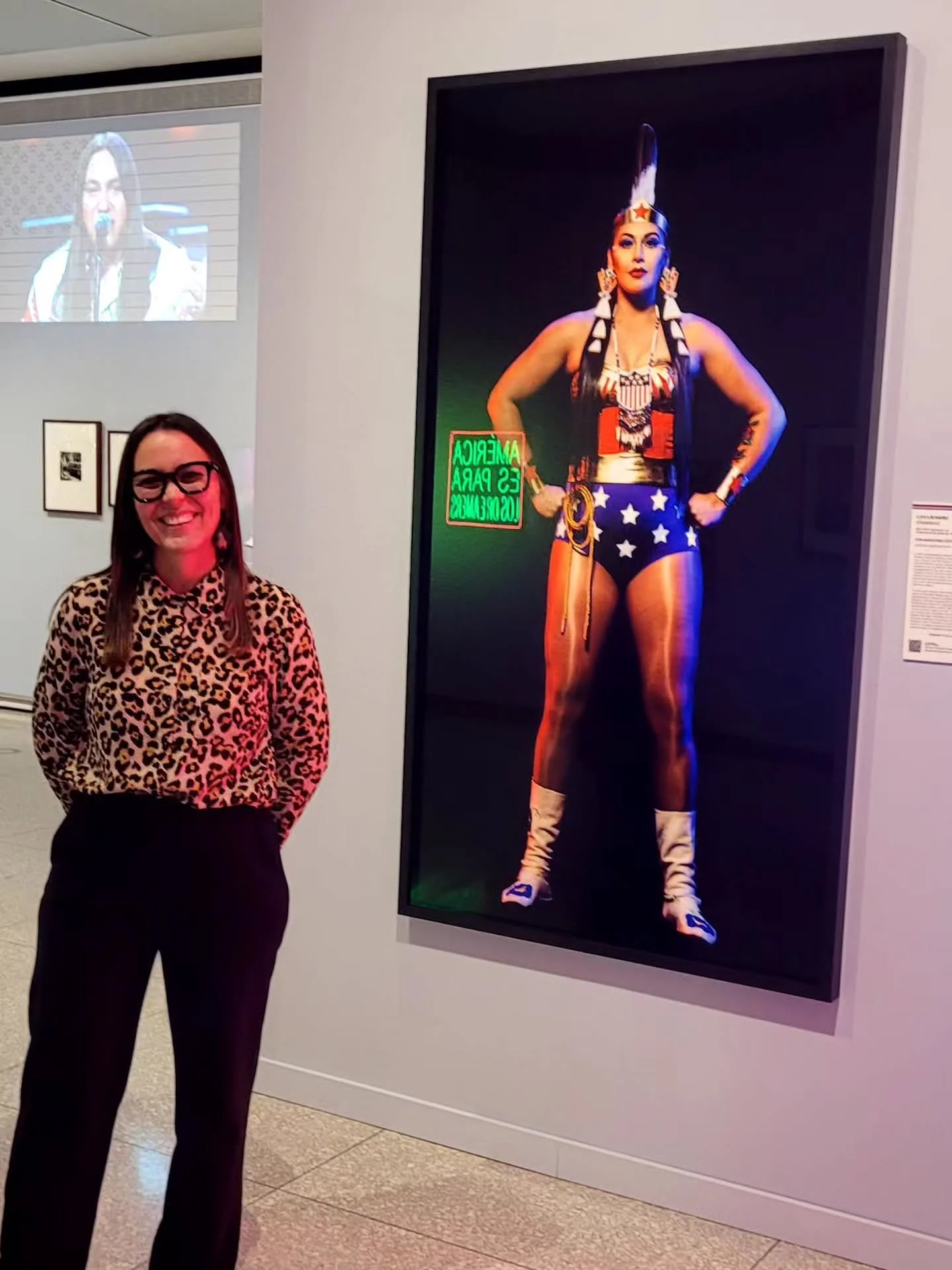 The final weekend of "For the People, By the People," at the Kalamazoo Institute of Arts, featuring the photography, printmaking, painting, sculpture, and installation-based works of over twenty artists, past and contemporary. 

Here's Cara