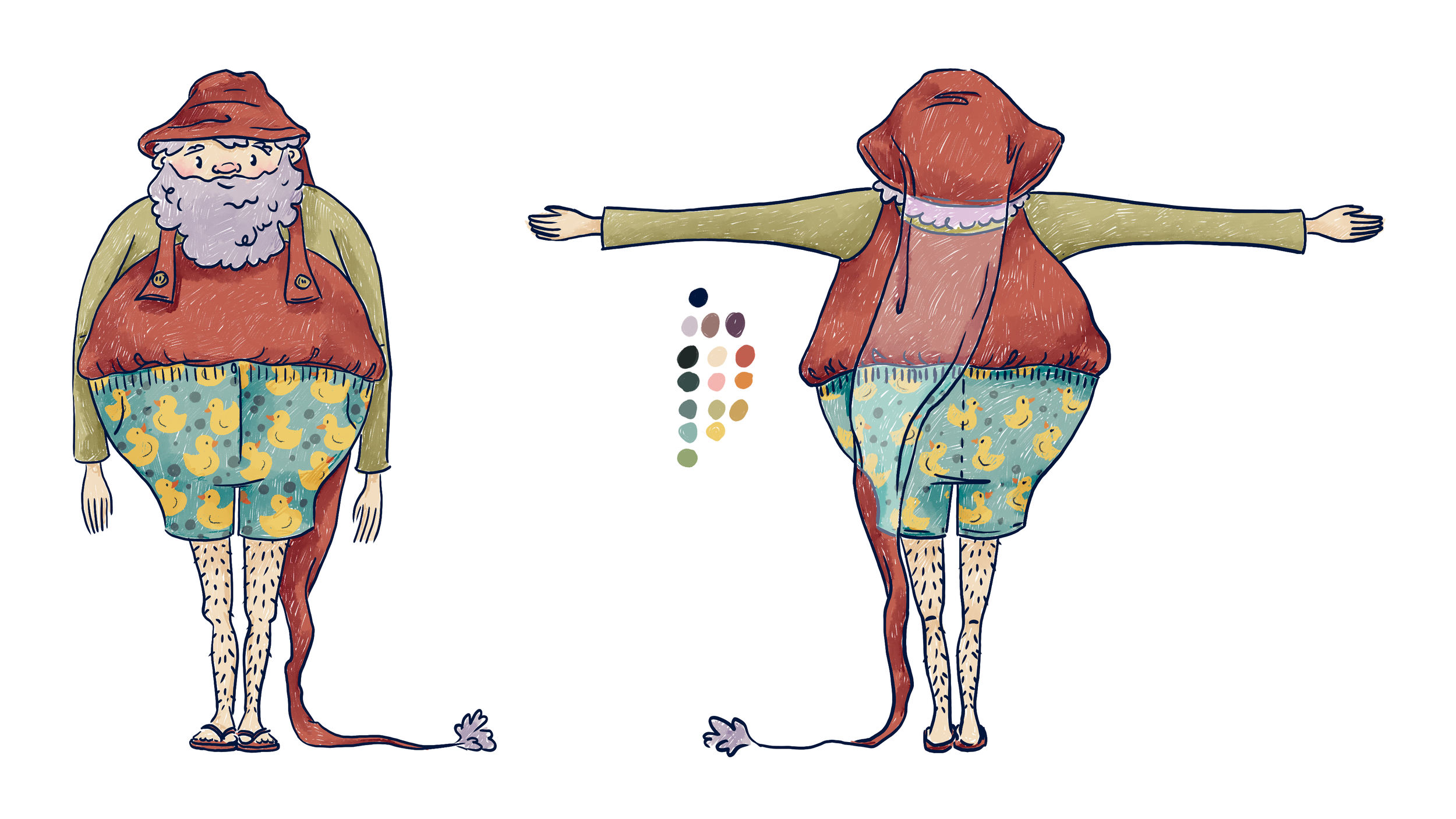 santa - character design