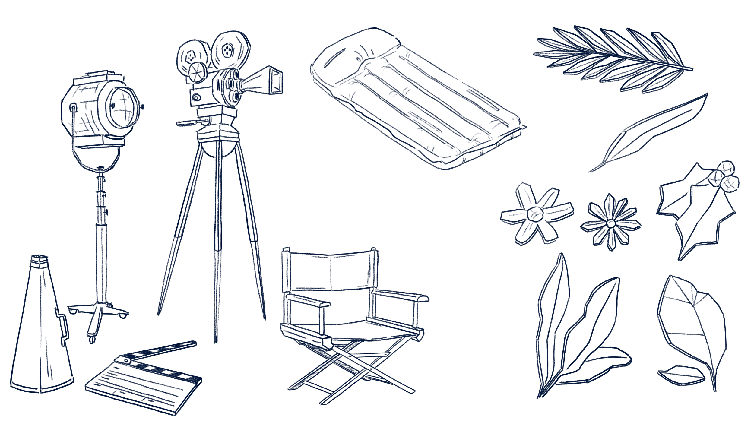 elements - concept for 3D modeling