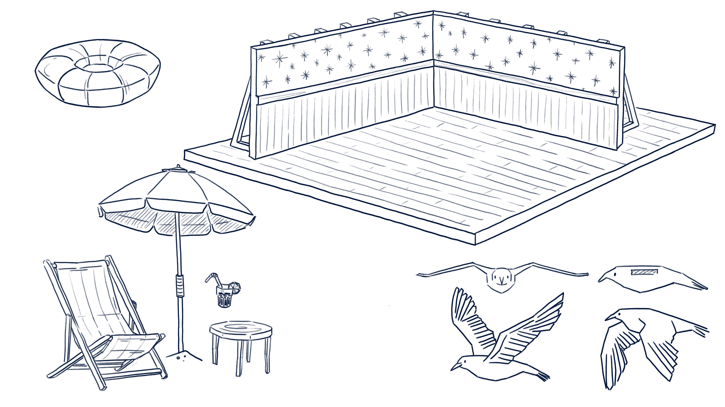 elements - concept for 3D modeling