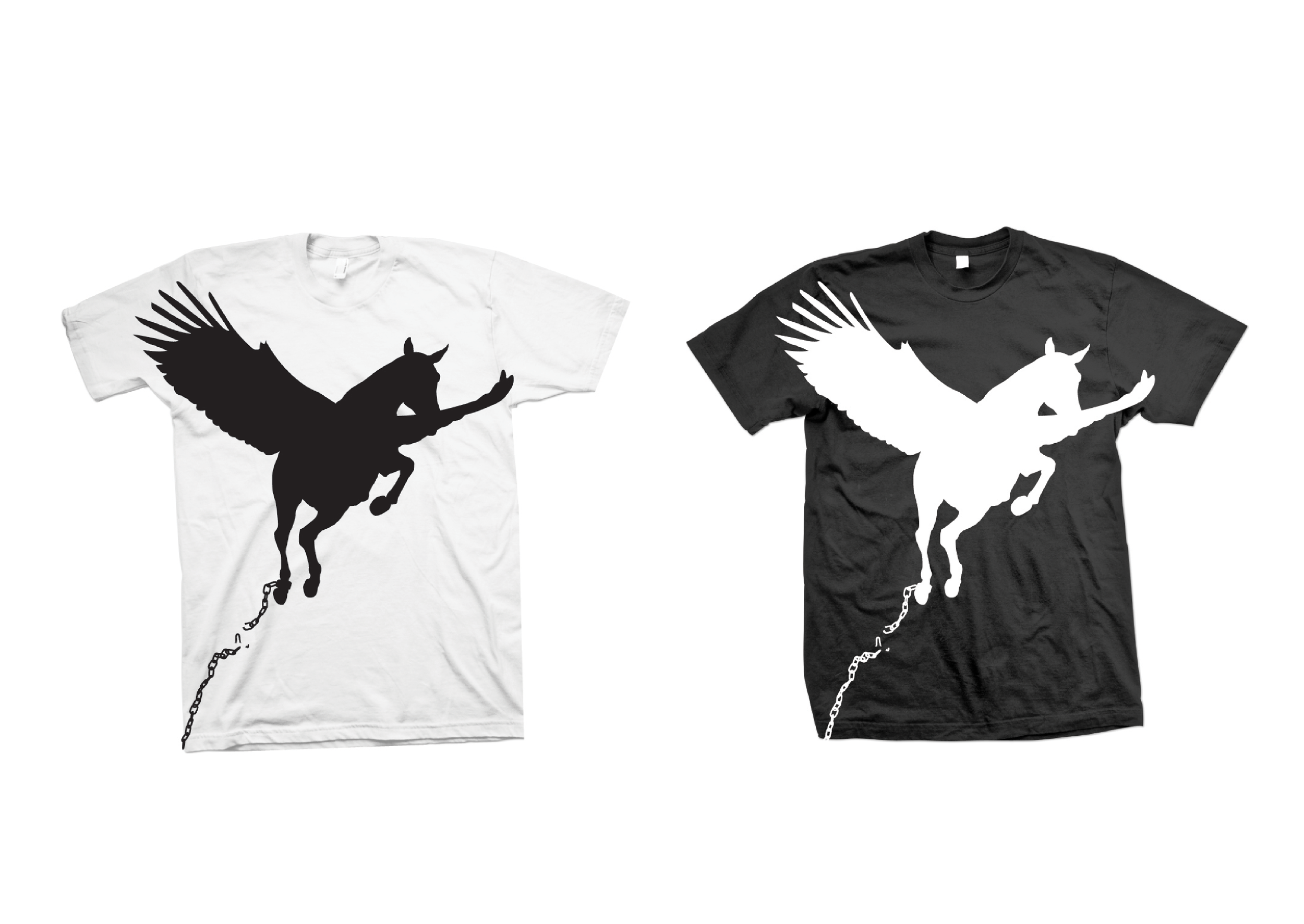 T-shirt design selected for manufacture by a Taiwanese clothing company.  