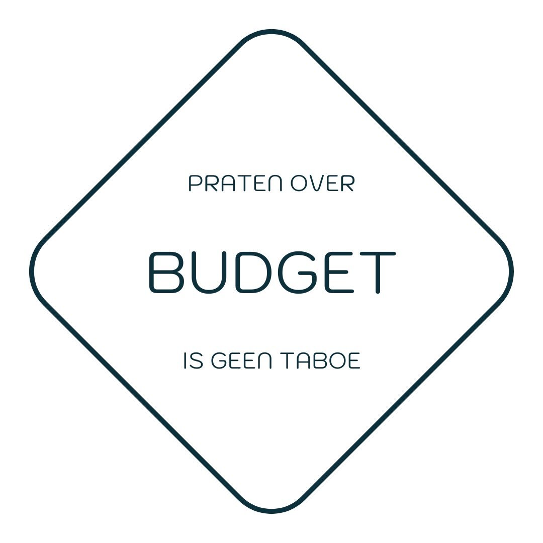 Budget is geen taboe. 

Over geld praten hoeft niet ongemakkelijk te zijn.
Integendeel: het cre&euml;ert duidelijkheid en vrijheid.

In een bouwteam wordt budget van bij de start meegenomen in het ontwerp. Zo maak je keuzes die kloppen, inhoudelijk &