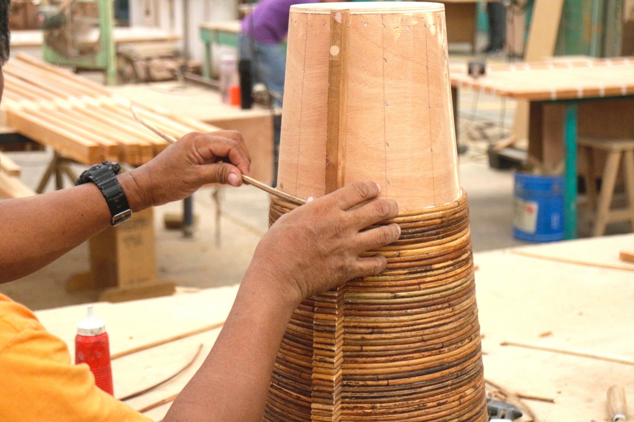 Behind the assembly line.

Get in touch with us to find out more.
Website: www.pacific-traders.com | Email: csg@pacific-traders.com
.
.
.
.
#pacifictraders #manufacturing #furniture #craftsmanship #quality #rattan #MadeInCebu