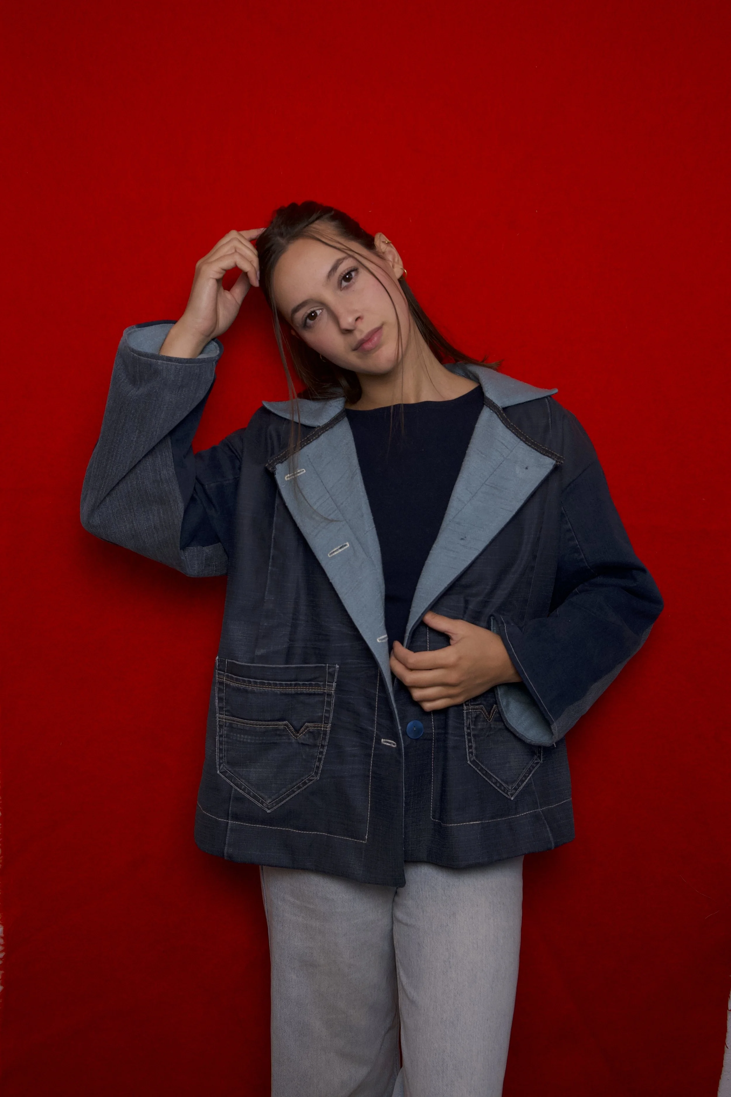 VESTE JEAN UPCYCLÉE