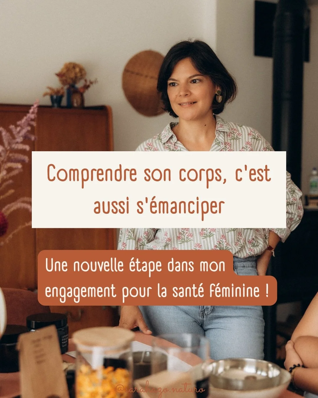 💪 Comprendre son corps, c&rsquo;est aussi s&rsquo;&eacute;manciper.

C&rsquo;est une conviction qui m&rsquo;anime depuis plusieurs ann&eacute;es et qui ne cesse de se renforcer.

Depuis ma reconversion en naturopathie, j&rsquo;ai continu&eacute; &ag