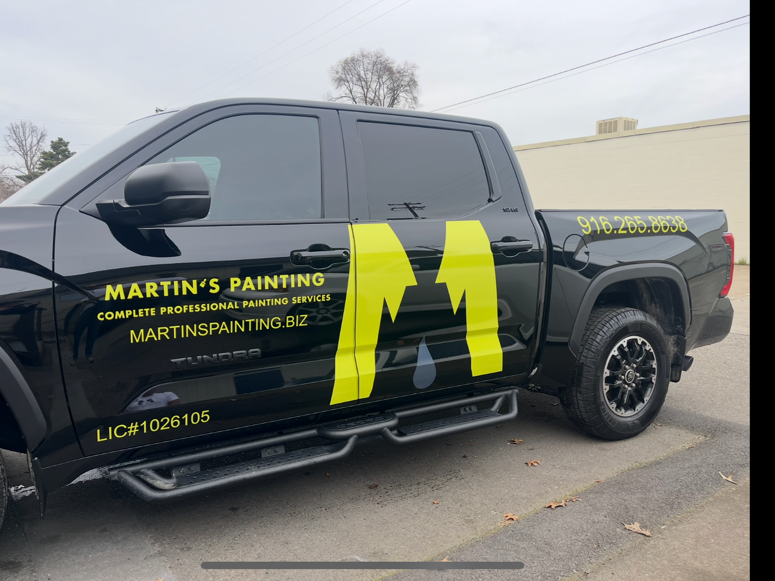 PRINTED DECALS ON TRUCK