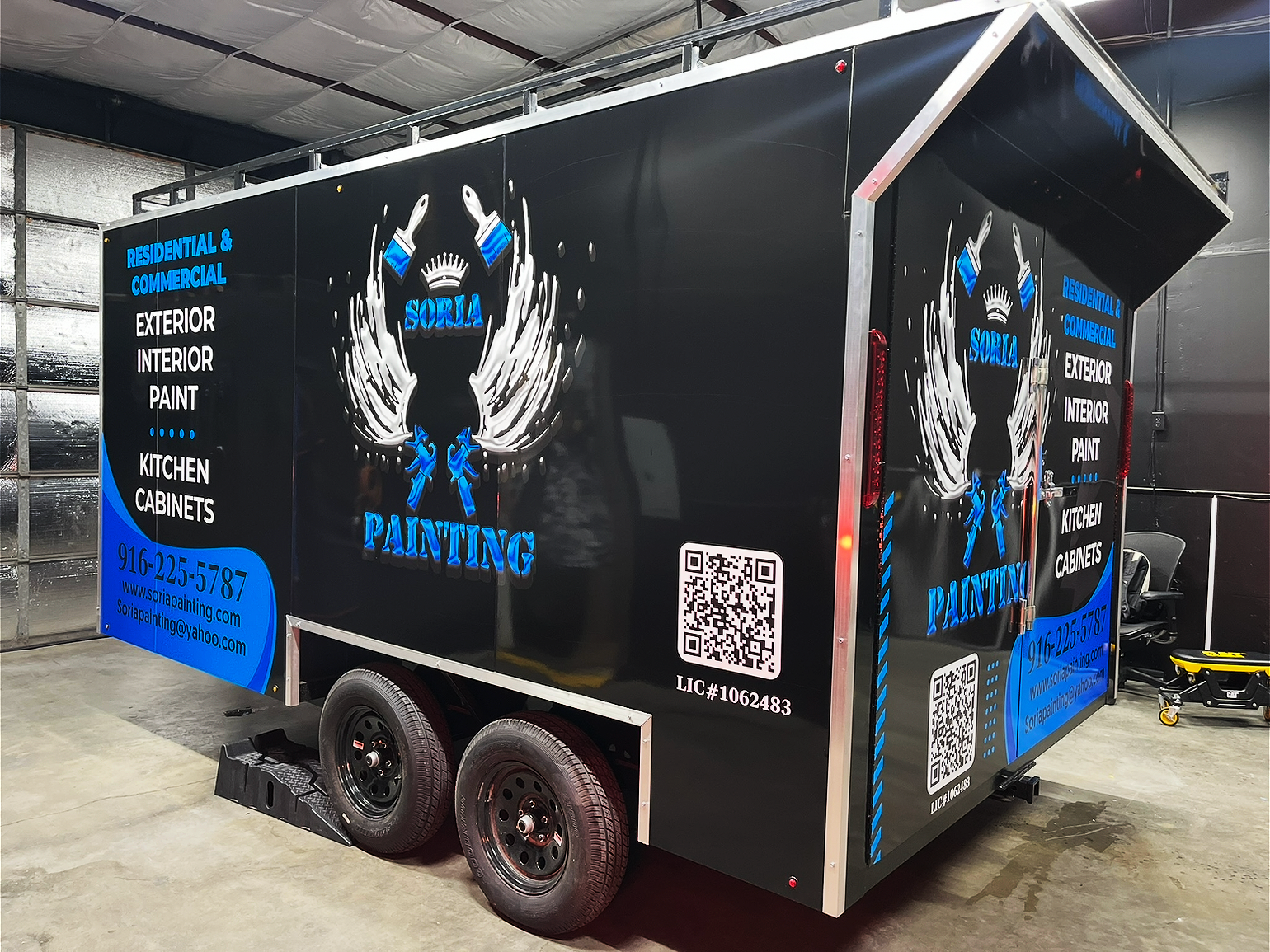 Printed Decals on trailer