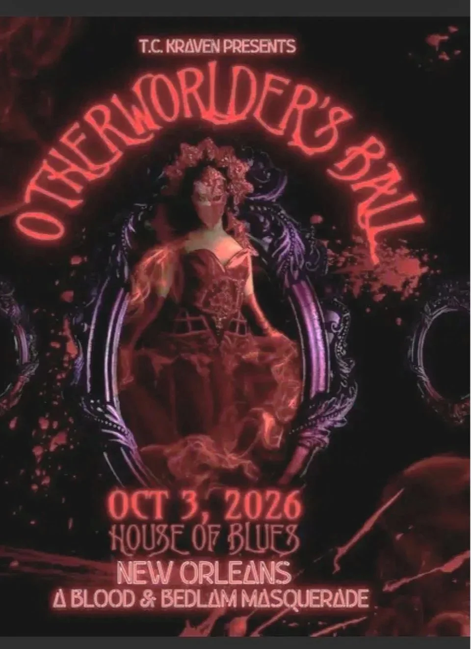 Marita Crandle at The Otherworlders Ball