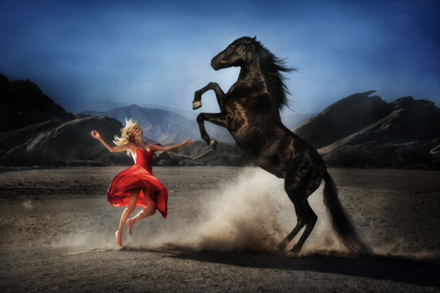  David Drebin,  Wild At Heart , 2025, digital chromogenic print, 48 x 72 in, Hilton Contemporary 