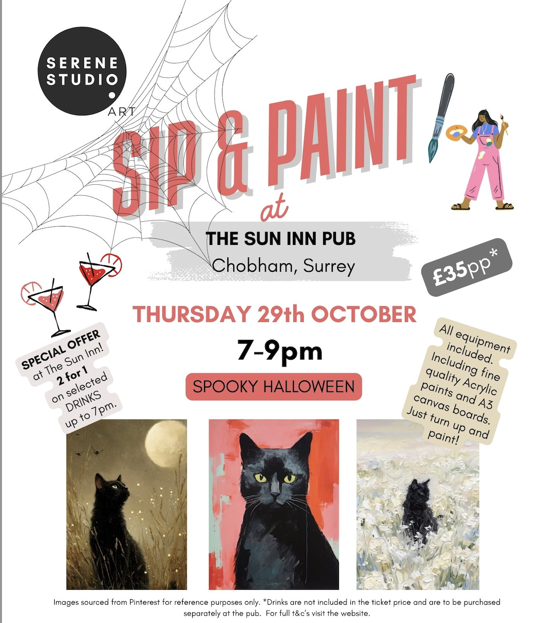 Sip & Paint - Thursday 29th October  - Halloween